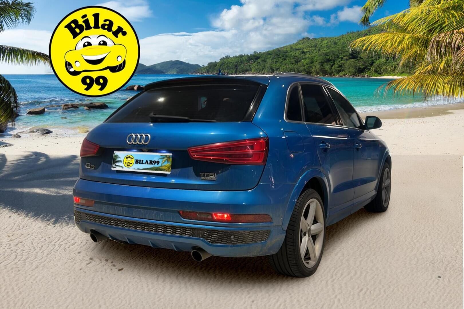 Audi Q3 2015 Land of quattro Edition Plus 2,0 TFSI 162 kW quattro S tronic S Line - Bose | Panoraama | Nahka-Alcantara | Peruutuskamera | BLIS | Navi | Adapt.LED | Lohko&Sisäpistoke | Huippuvarusteet!