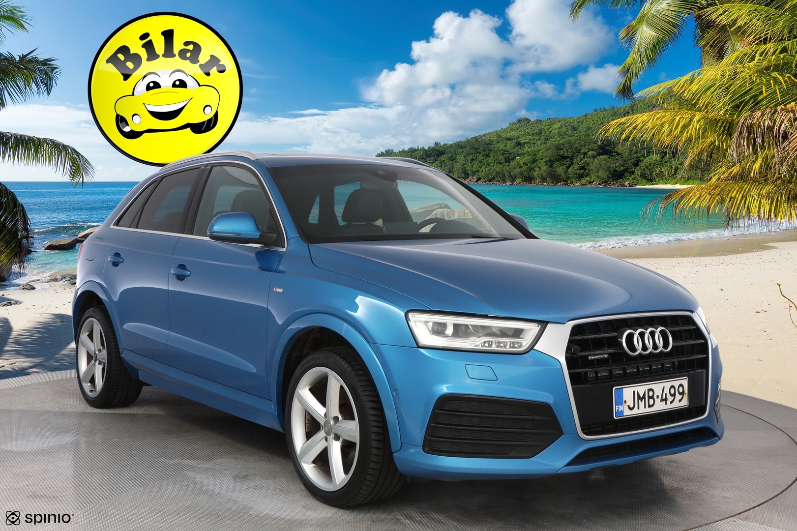 Audi Q3 2015 Land of quattro Edition Plus 2,0 TFSI 162 kW quattro S tronic S Line - Bose | Panoraama | Nahka-Alcantara | Peruutuskamera | BLIS | Navi | Adapt.LED | Lohko&Sisäpistoke | Huippuvarusteet!