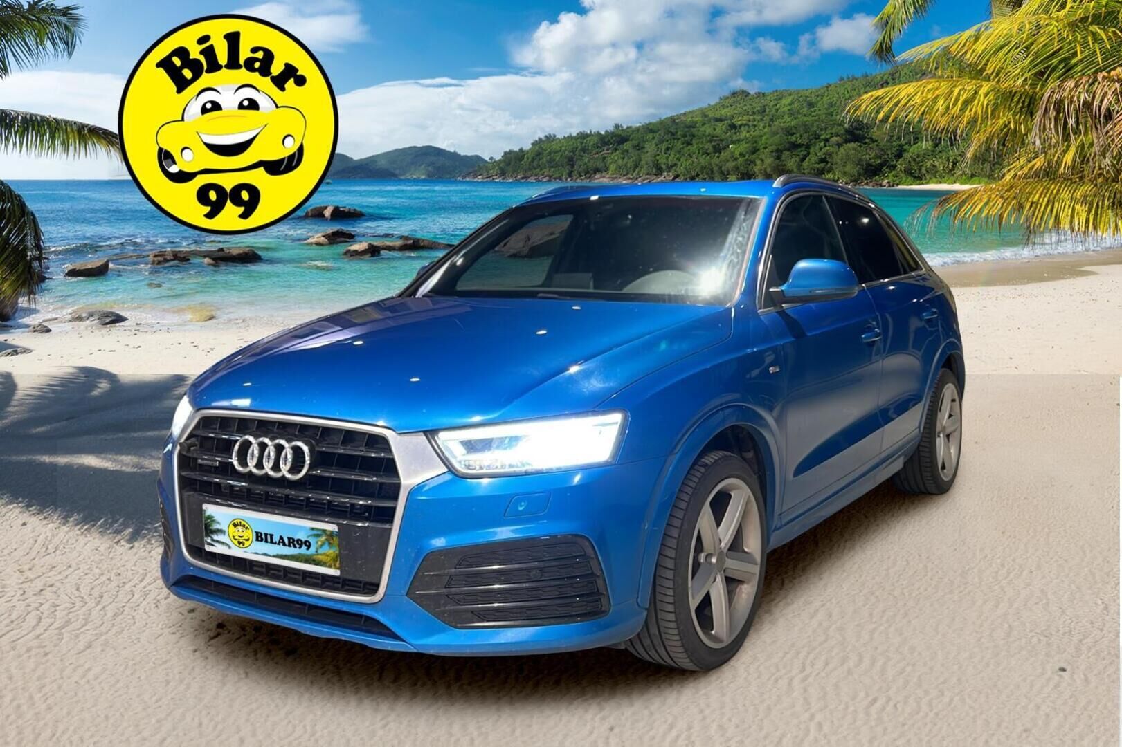 Audi Q3 2015 Land of quattro Edition Plus 2,0 TFSI 162 kW quattro S tronic S Line - Bose | Panoraama | Nahka-Alcantara | Peruutuskamera | BLIS | Navi | Adapt.LED | Lohko&Sisäpistoke | Huippuvarusteet!