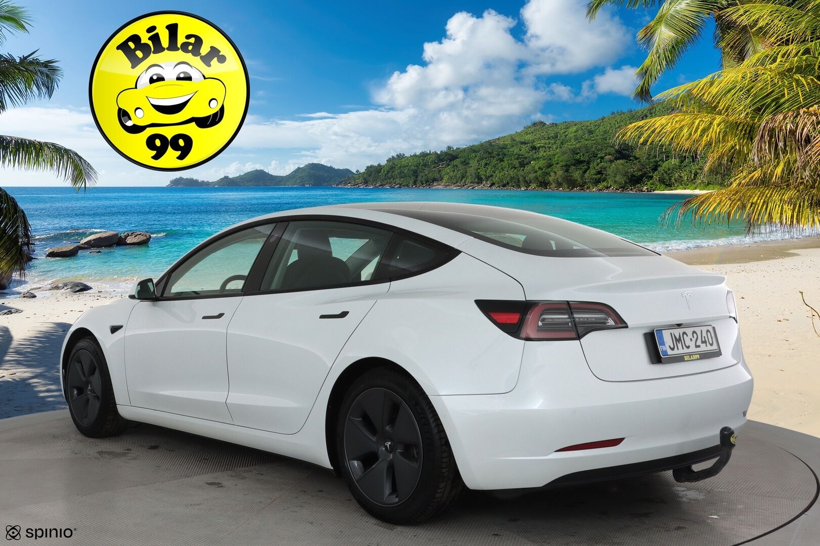 Tesla Model 3 2021 Standard Range Plus **Lasikatto / Lämpöpumppu / Koukku / Adapt.Vakkari / Matrix-LED / P.kamera / Muistipenkki / Navi** - 1-om Suomi-auto / 2x Latauskaapelit / Kahdet Renkaat