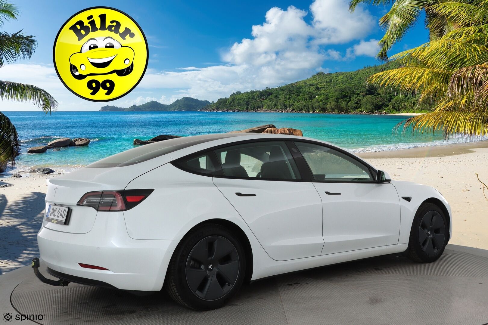 Tesla Model 3 2021 Standard Range Plus **Lasikatto / Lämpöpumppu / Koukku / Adapt.Vakkari / Matrix-LED / P.kamera / Muistipenkki / Navi** - 1-om Suomi-auto / 2x Latauskaapelit / Kahdet Renkaat