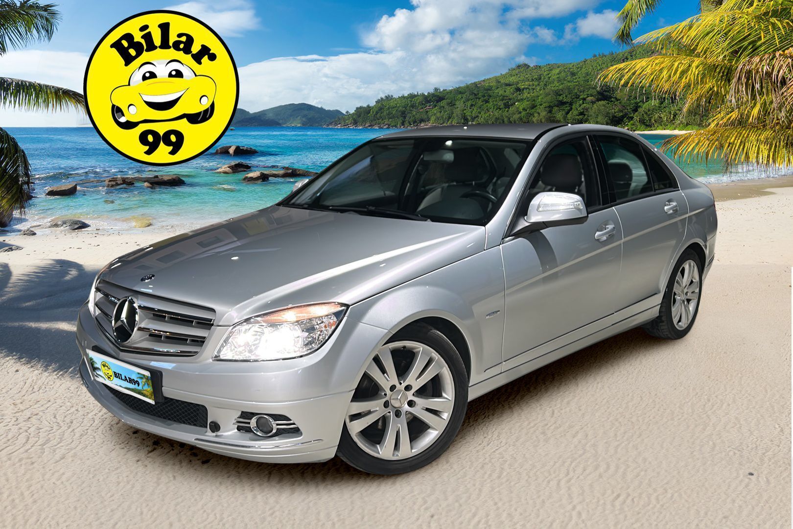 Mercedes-Benz C 2008 200 Kompressor BE A Premium Business / Avantgarde / Puolinahka / Osasähköpenkit / Vakkari / Lohko - Hyvin huollettu / Juuri tullut Tampereelle!