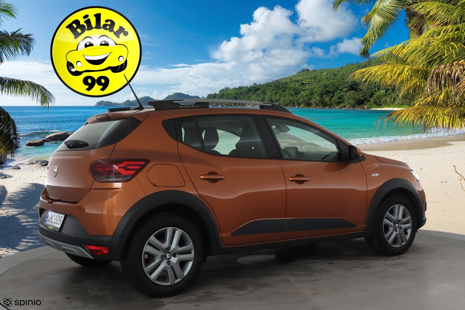 Dacia Sandero 2021 Stepway TCe 90 aut Comfort **Sisätilanlämmitin / LED / P.kamera / Navi / Kaistavahti / Katveavustin / Vakkari** - Suomi-auto / Kahdet Renkaat