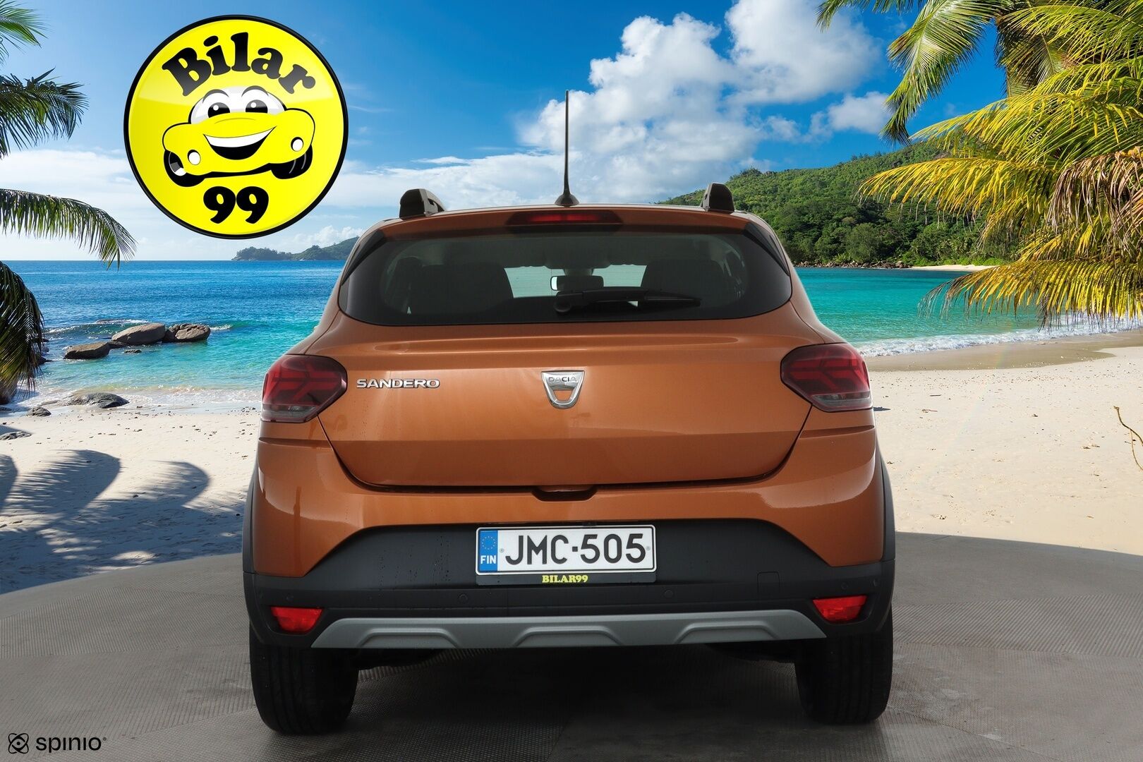 Dacia Sandero 2021 Stepway TCe 90 aut Comfort **Sisätilanlämmitin / LED / P.kamera / Navi / Kaistavahti / Katveavustin / Vakkari** - Suomi-auto / Kahdet Renkaat
