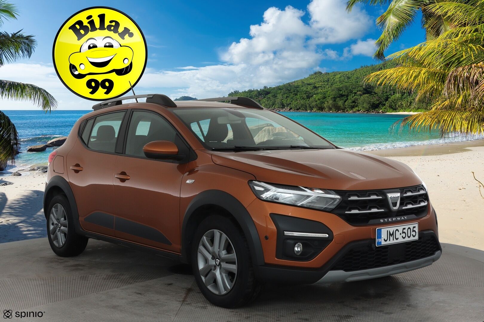 Dacia Sandero 2021 Stepway TCe 90 aut Comfort **Sisätilanlämmitin / LED / P.kamera / Navi / Kaistavahti / Katveavustin / Vakkari** - Suomi-auto / Kahdet Renkaat