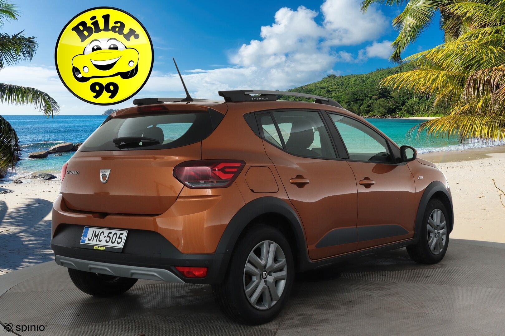 Dacia Sandero 2021 Stepway TCe 90 aut Comfort **Sisätilanlämmitin / LED / P.kamera / Navi / Kaistavahti / Katveavustin / Vakkari** - Suomi-auto / Kahdet Renkaat