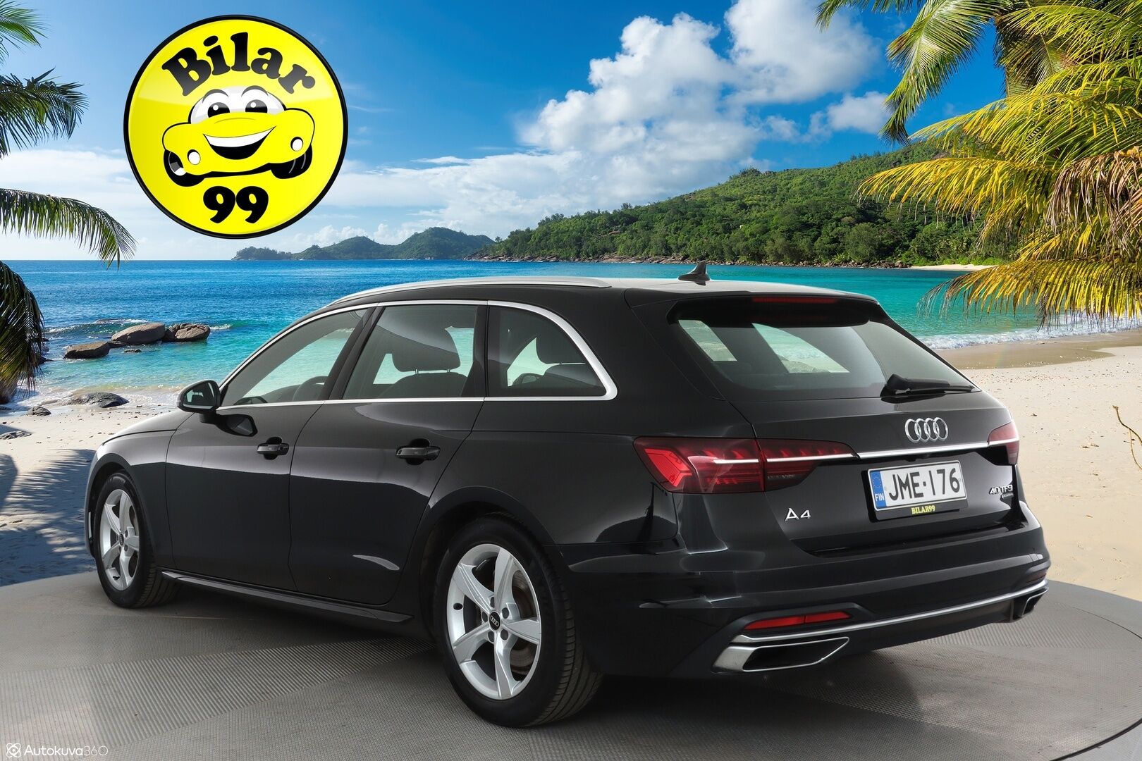 Audi A4 2021 Avant Business Advanced 40 TFSI 150 kW MHEV quattro S tronic **Adapt. vakkari / Webasto / Matrix / P.kamera / Koukku** - 3,99 % KORKOTARJOUS TÄHÄN AUTOON - 1-om. Suomi-auto / Sporttipenkit / Digimittaristo