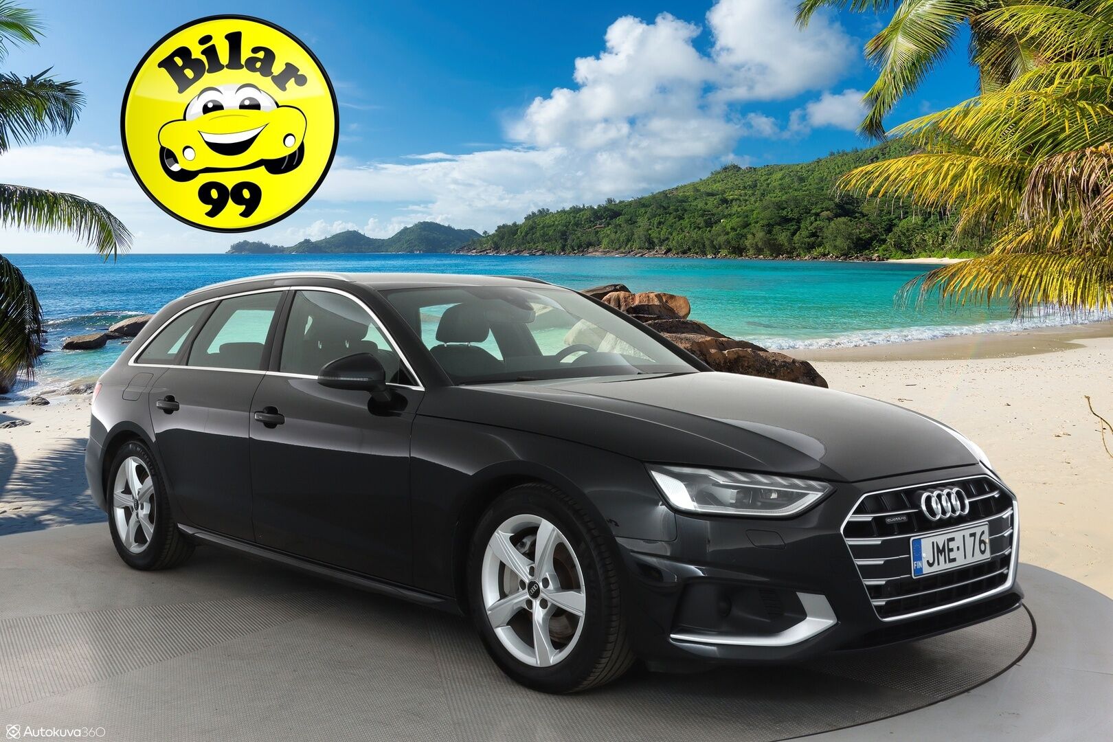 Audi A4 2021 Avant Business Advanced 40 TFSI 150 kW MHEV quattro S tronic **Adapt. vakkari / Webasto / Matrix / P.kamera / Koukku** - 3,99 % KORKOTARJOUS TÄHÄN AUTOON - 1-om. Suomi-auto / Sporttipenkit / Digimittaristo