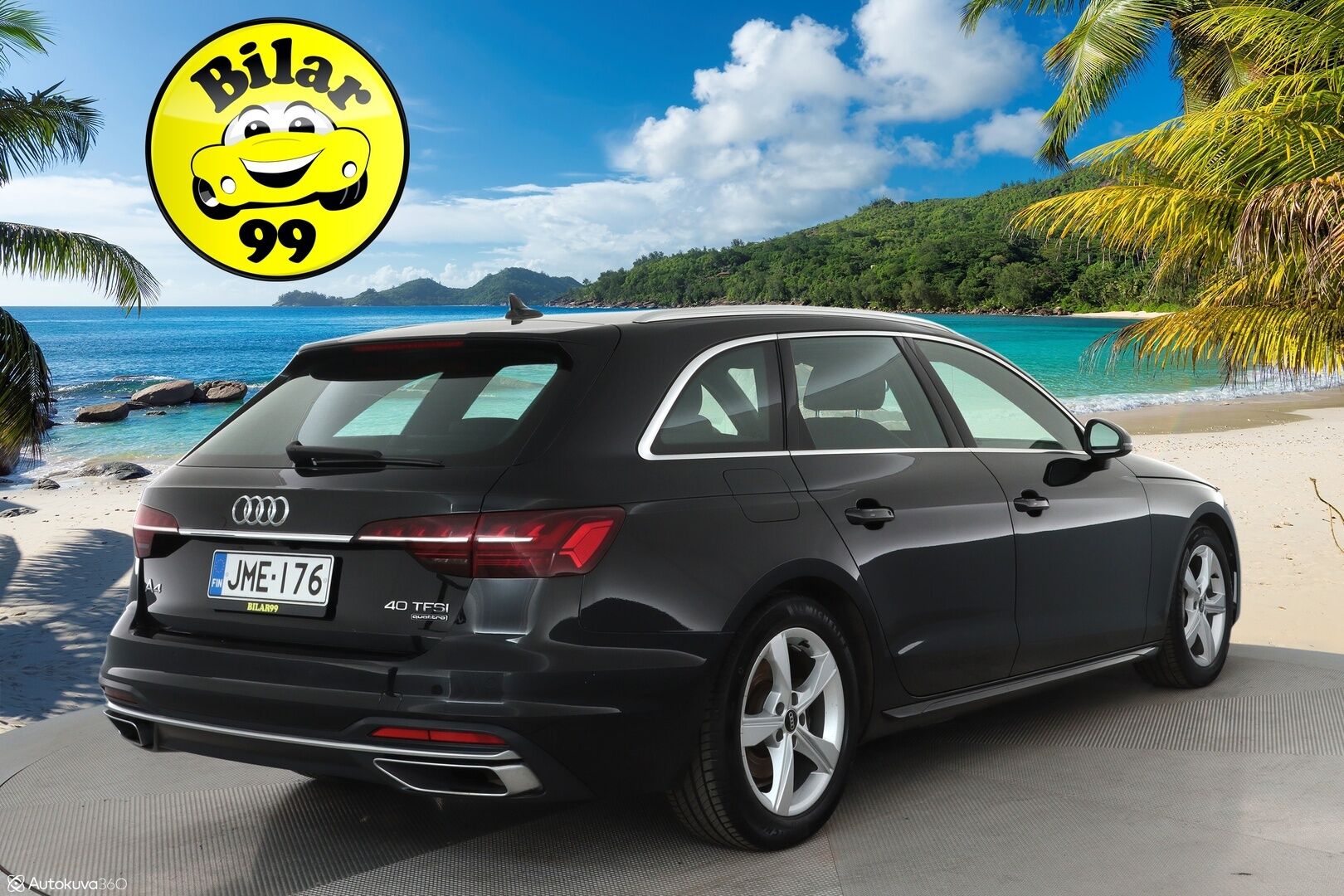 Audi A4 2021 Avant Business Advanced 40 TFSI 150 kW MHEV quattro S tronic **Adapt. vakkari / Webasto / Matrix / P.kamera / Koukku** - 3,99 % KORKOTARJOUS TÄHÄN AUTOON - 1-om. Suomi-auto / Sporttipenkit / Digimittaristo