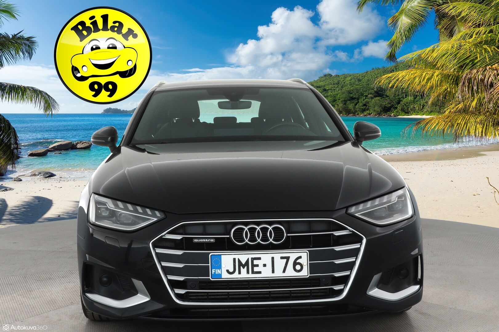Audi A4 2021 Avant Business Advanced 40 TFSI 150 kW MHEV quattro S tronic **Adapt. vakkari / Webasto / Matrix / P.kamera / Koukku** - 3,99 % KORKOTARJOUS TÄHÄN AUTOON - 1-om. Suomi-auto / Sporttipenkit / Digimittaristo