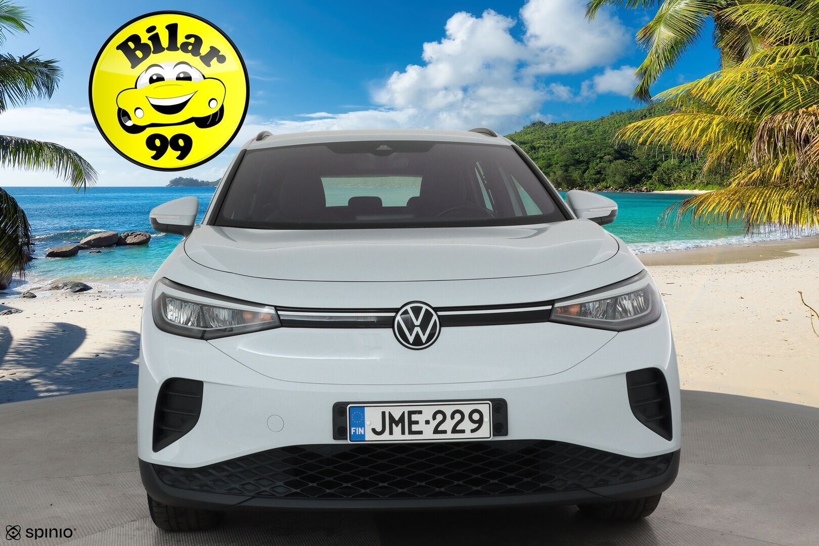 Volkswagen ID.4 2021 Pro Performance 150 kW, akku 77 kWh **Adapt.vakkari / LED / Lämpöpumppu / P.tutkat / Navi** - 1.Om Suomi-auto / Merkkihuollettu / Kahdet renkaat aluvanteilla / Tuulilasin lämmitin