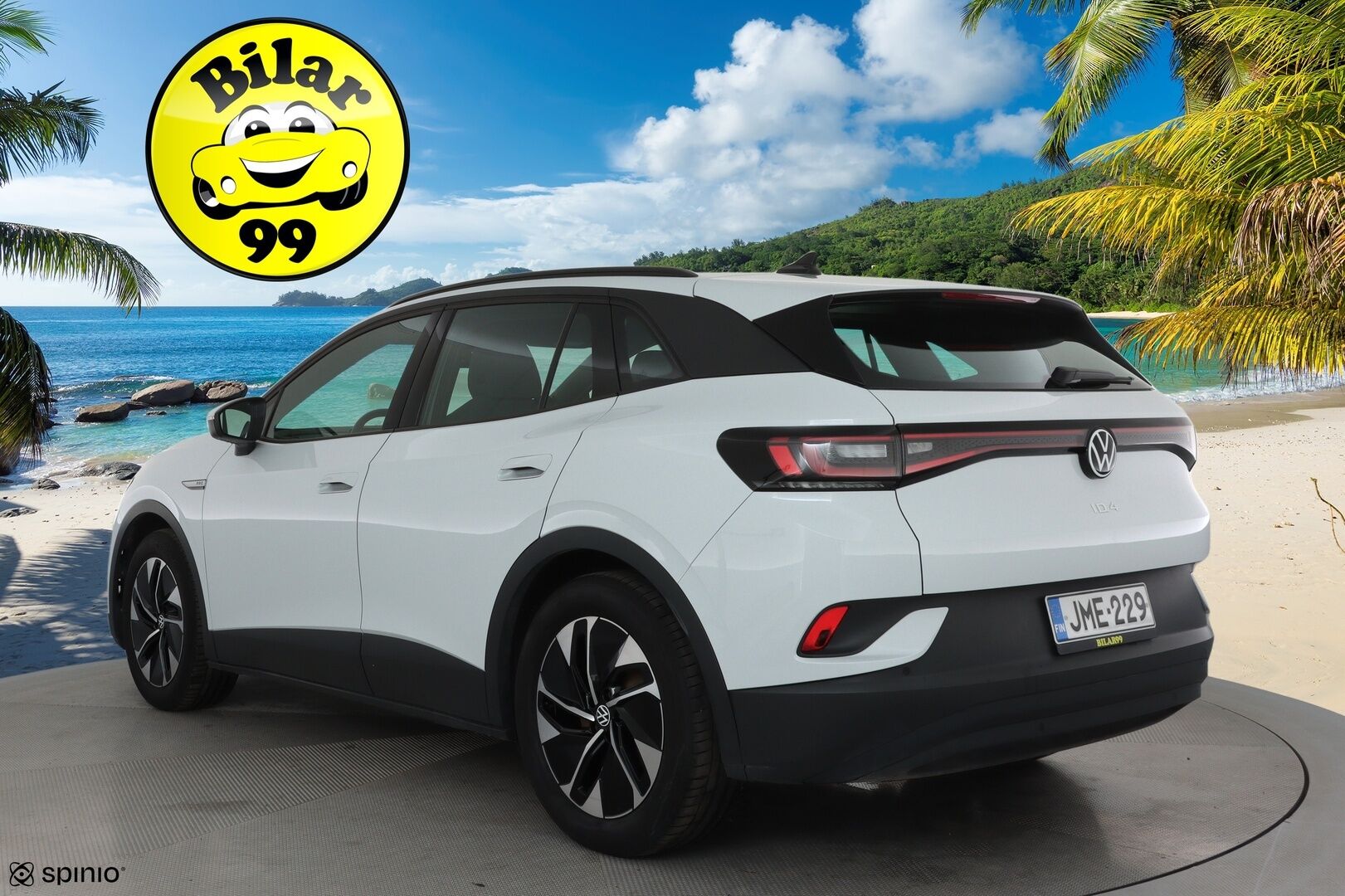Volkswagen ID.4 2021 Pro Performance 150 kW, akku 77 kWh **Adapt.vakkari / LED / Lämpöpumppu / P.tutkat / Navi** - 1.Om Suomi-auto / Merkkihuollettu / Kahdet renkaat aluvanteilla / Tuulilasin lämmitin
