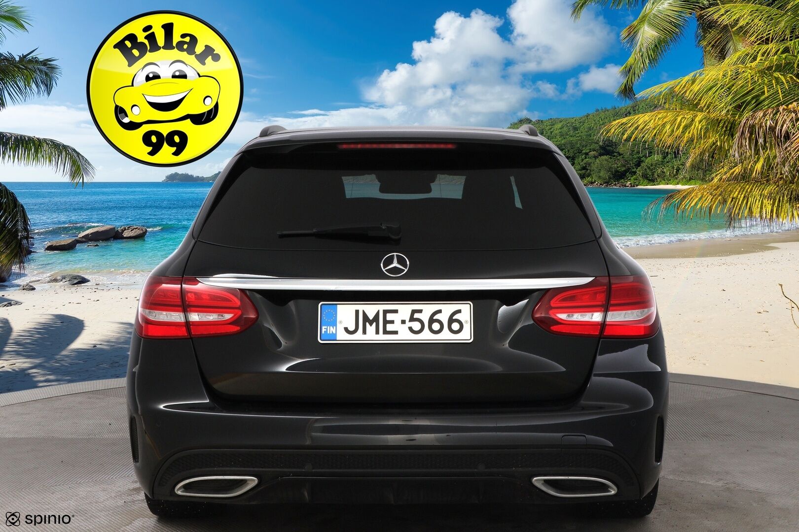 Mercedes-Benz C 2018 220 d T A AMG Premium Edition * Webasto / DTR+Q / Nahkasisusta / HUD / BLIS / Night paketti / Sähköpenkit / Comand Navi - Supervarusteet / Näyttävä / Juuri tullut Tampereelle!