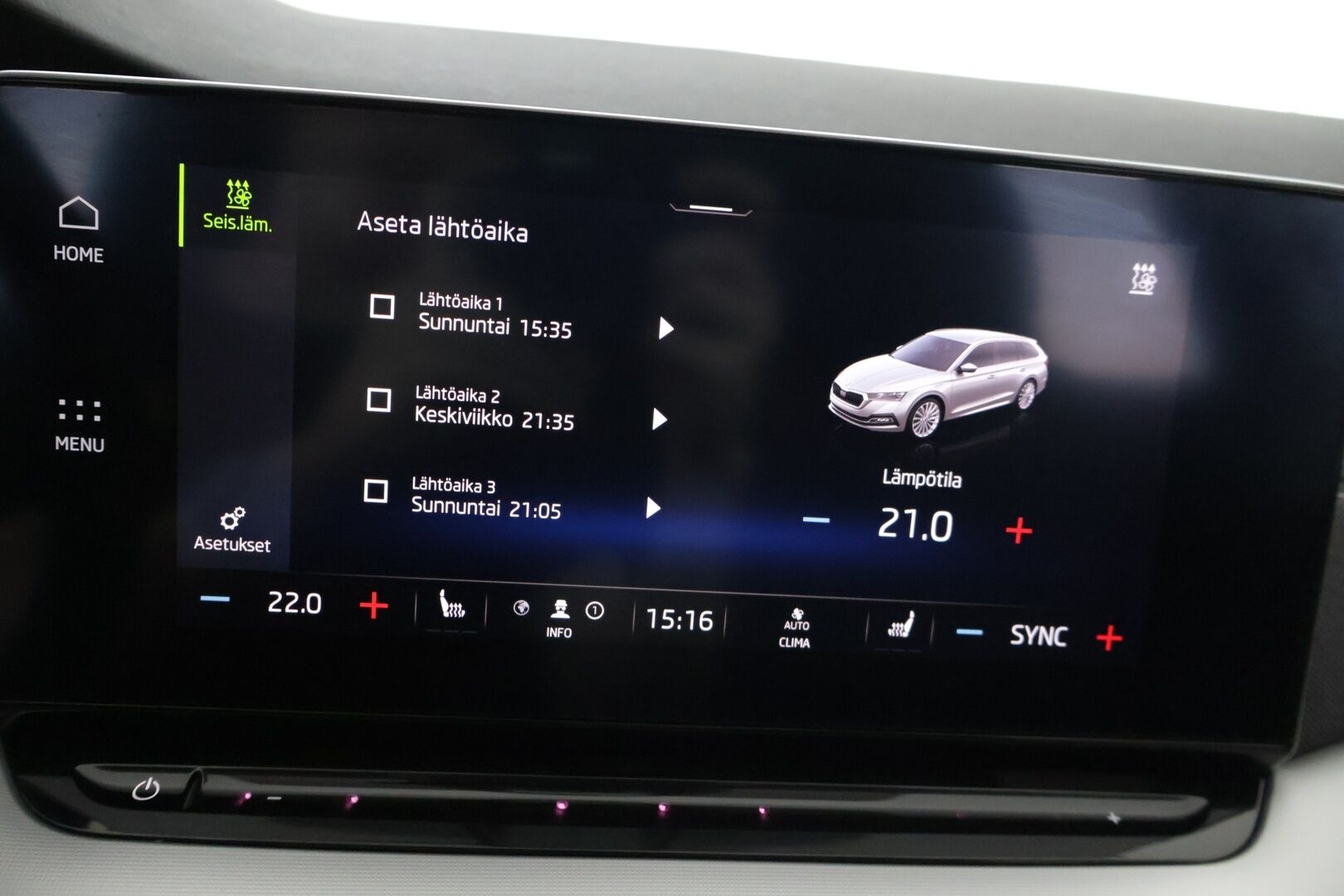 Skoda Octavia 2021 Combi 1,0 TSI Style eTEC DSG Autom. - ACC | Webasto  | Digimittaristo | P.Kamera | Navi | Keyless | Langaton lataus | Ambient | 1.OM Suomi-auto | Koukku | 2x Renkaat