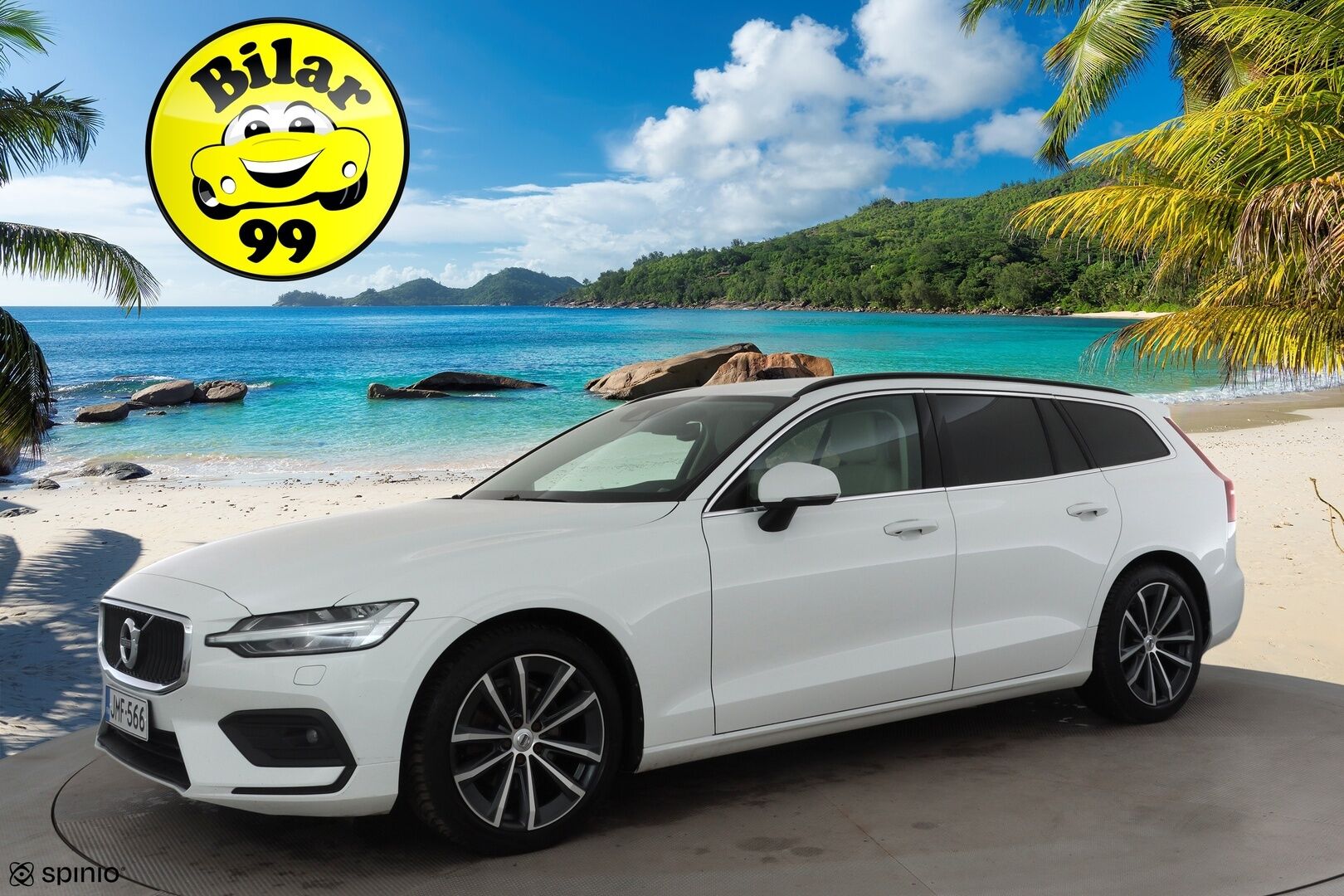 Volvo V60 2022 B4 MHEV Business aut * Webasto / Koukku / ACC / Full-LED / P.kamera / Nahkaverhoilu / Navi / Kaistavahti / Keyless * - Juuri huollettu siistikuntoinen 1-omisteinen Suomiauto hyvillä varusteilla ja kaksilla renkailla!