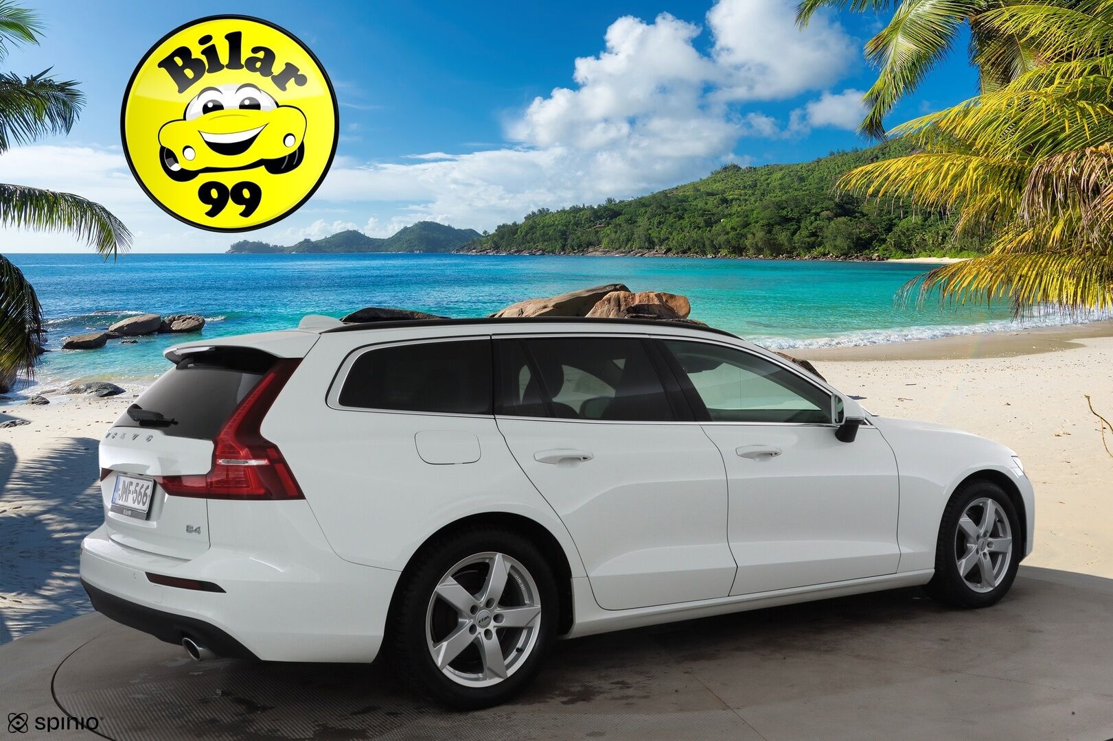 Volvo V60 2022 B4 MHEV Business aut * Webasto / Koukku / ACC / Full-LED / P.kamera / Nahkaverhoilu / Navi / Kaistavahti / Keyless * - Juuri huollettu siistikuntoinen 1-omisteinen Suomiauto hyvillä varusteilla ja kaksilla renkailla!