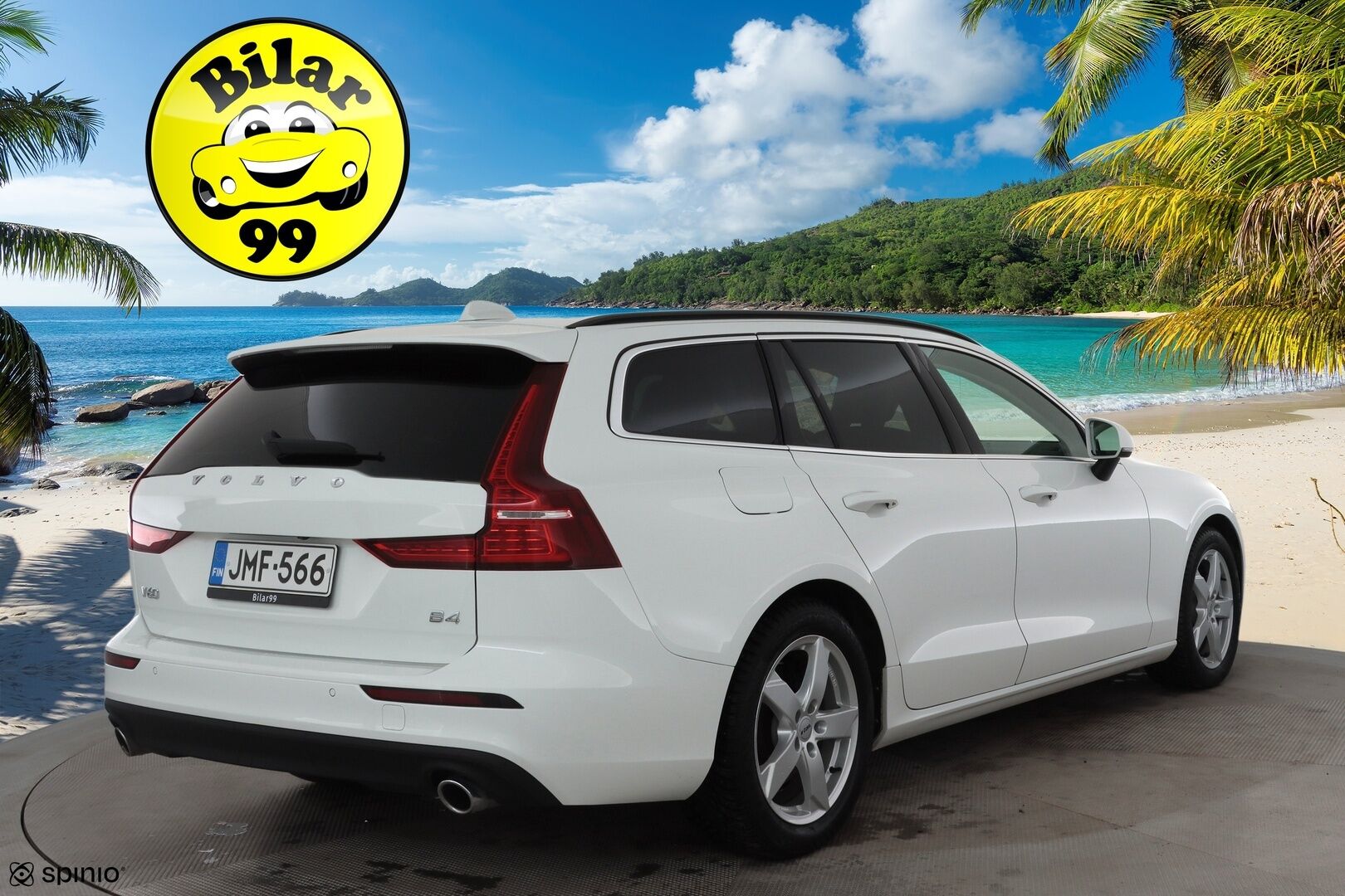 Volvo V60 2022 B4 MHEV Business aut * Webasto / Koukku / ACC / Full-LED / P.kamera / Nahkaverhoilu / Navi / Kaistavahti / Keyless * - Juuri huollettu siistikuntoinen 1-omisteinen Suomiauto hyvillä varusteilla ja kaksilla renkailla!