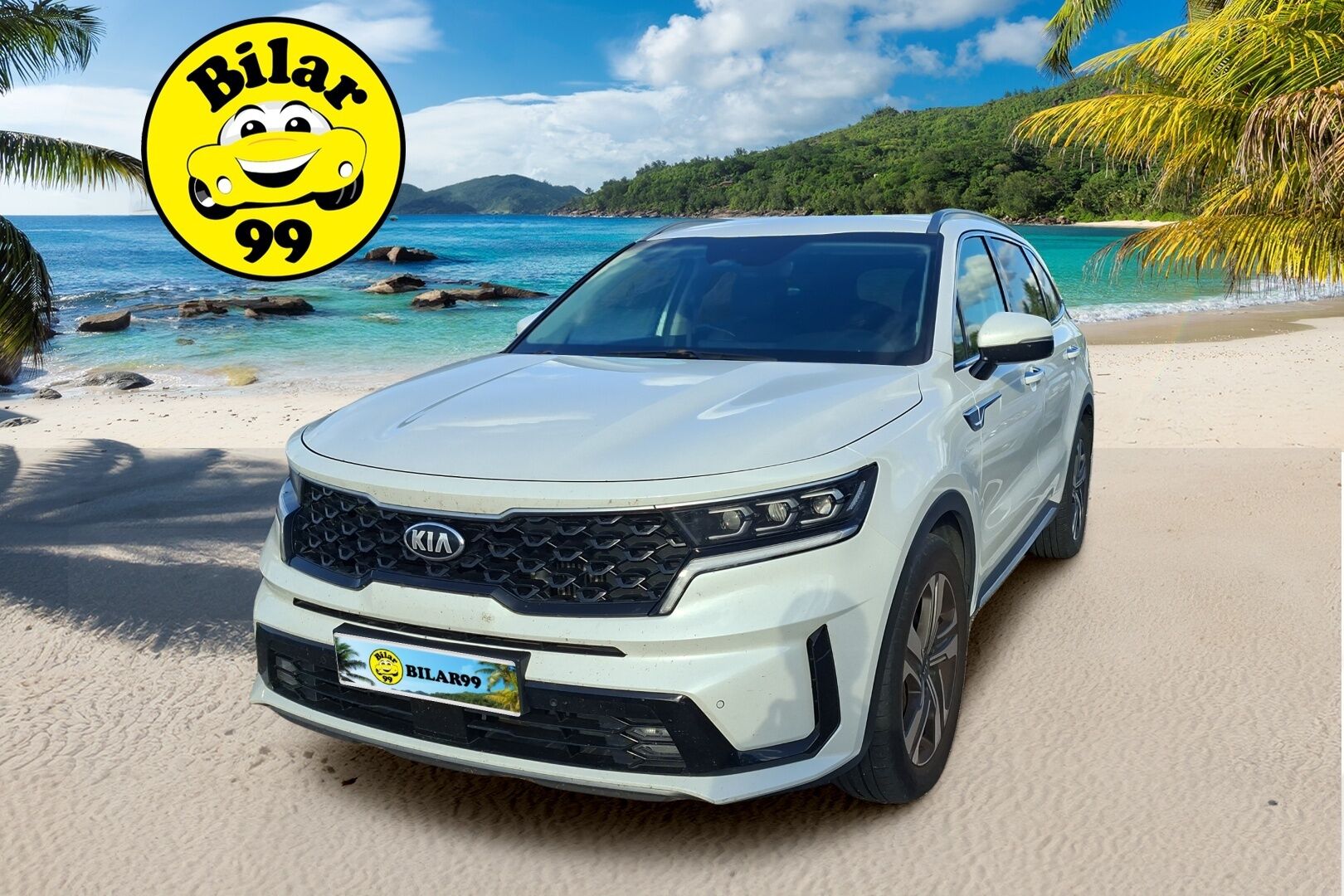 Kia Sorento 2021 1,6 T-GDI Hybrid AWD Business AT 7P - ACC | 7-paikkainen | 1.om Suomi-auto | Nahkaverhoilu | Sähköpenkit | Digimittaristo | P.kamera | Keyless | LED | 2x renkaat aluvantein | Sähkökontti | 