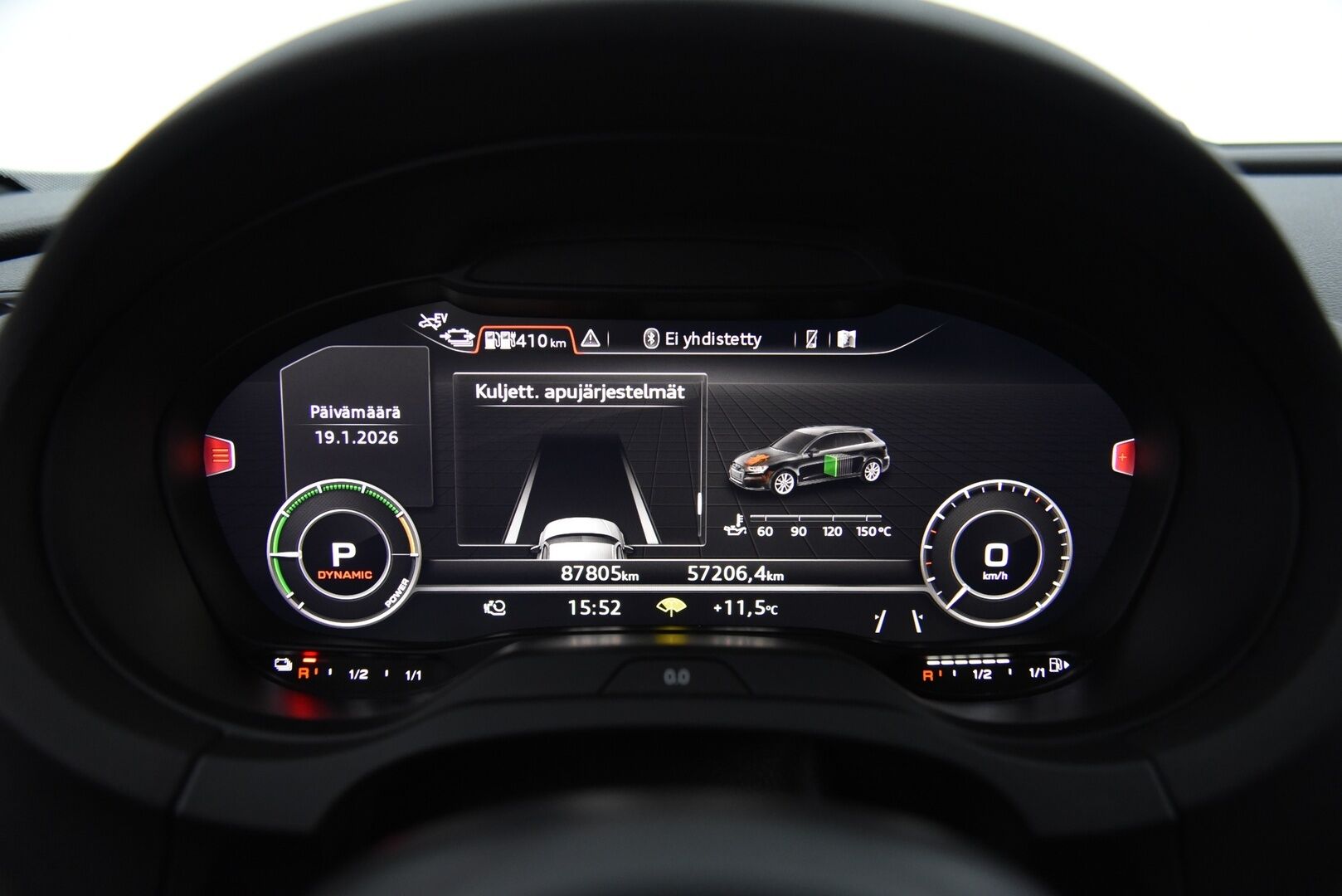 Audi A3 2018 Sportback 1,4 TFSI e-tron S tronic / Digimittaristo / S-Line Sisäpaketti / MMI+ / Keyless / P-Tutkat / Kaukovaloautomatiikka - Flatbottom S-Line ohjauspyörä / Hihna tehty!