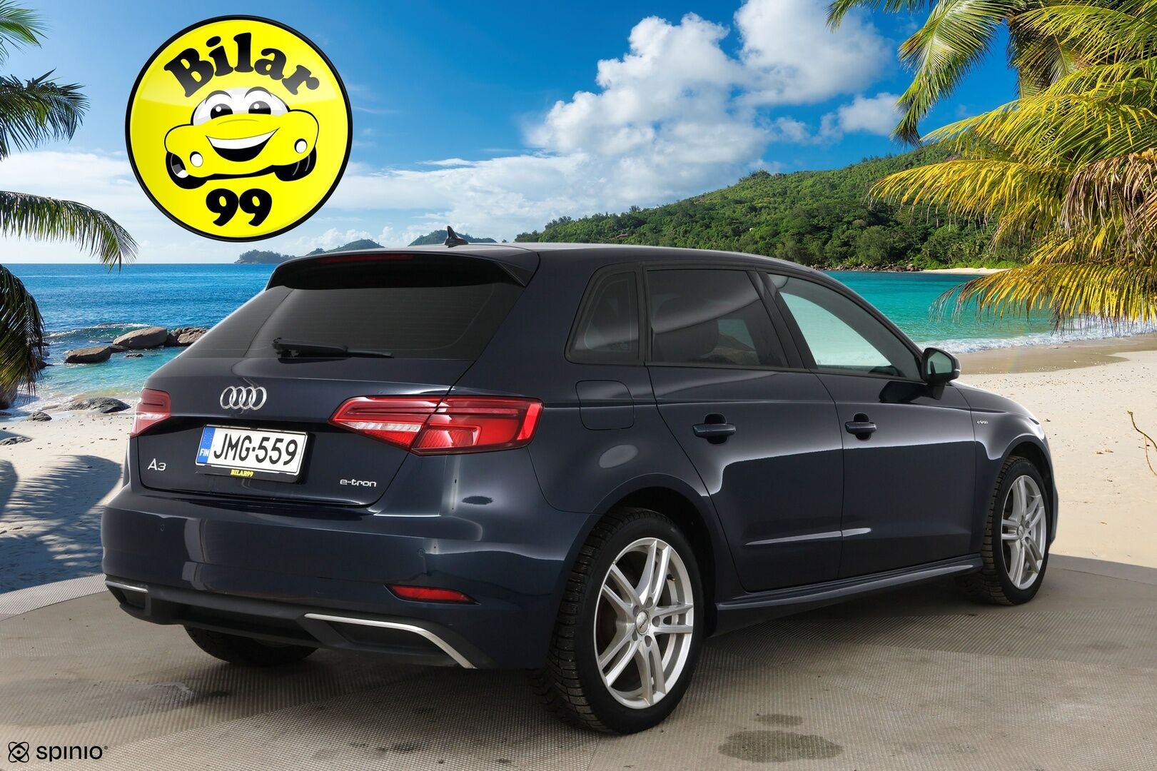 Audi A3 2018 Sportback 1,4 TFSI e-tron S tronic / Digimittaristo / S-Line Sisäpaketti / MMI+ / Keyless / P-Tutkat / Kaukovaloautomatiikka - Flatbottom S-Line ohjauspyörä / Hihna tehty!