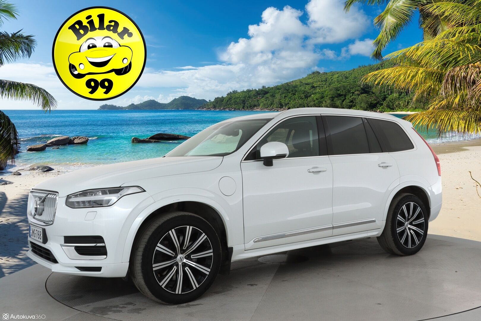 Volvo XC90 2022 T8 TwE AWD Inscription aut ** 1-Om Suomi auto / Adapt.vakkari / Full LED / 7p / Pa- lisälämmitin / H&K / 360 kamera / Panorama - 2,99 % KORKOTARJOUS TÄHÄN AUTOON - Keyless / Apple&Android / Sporttiset muistipenkit / Digimittari