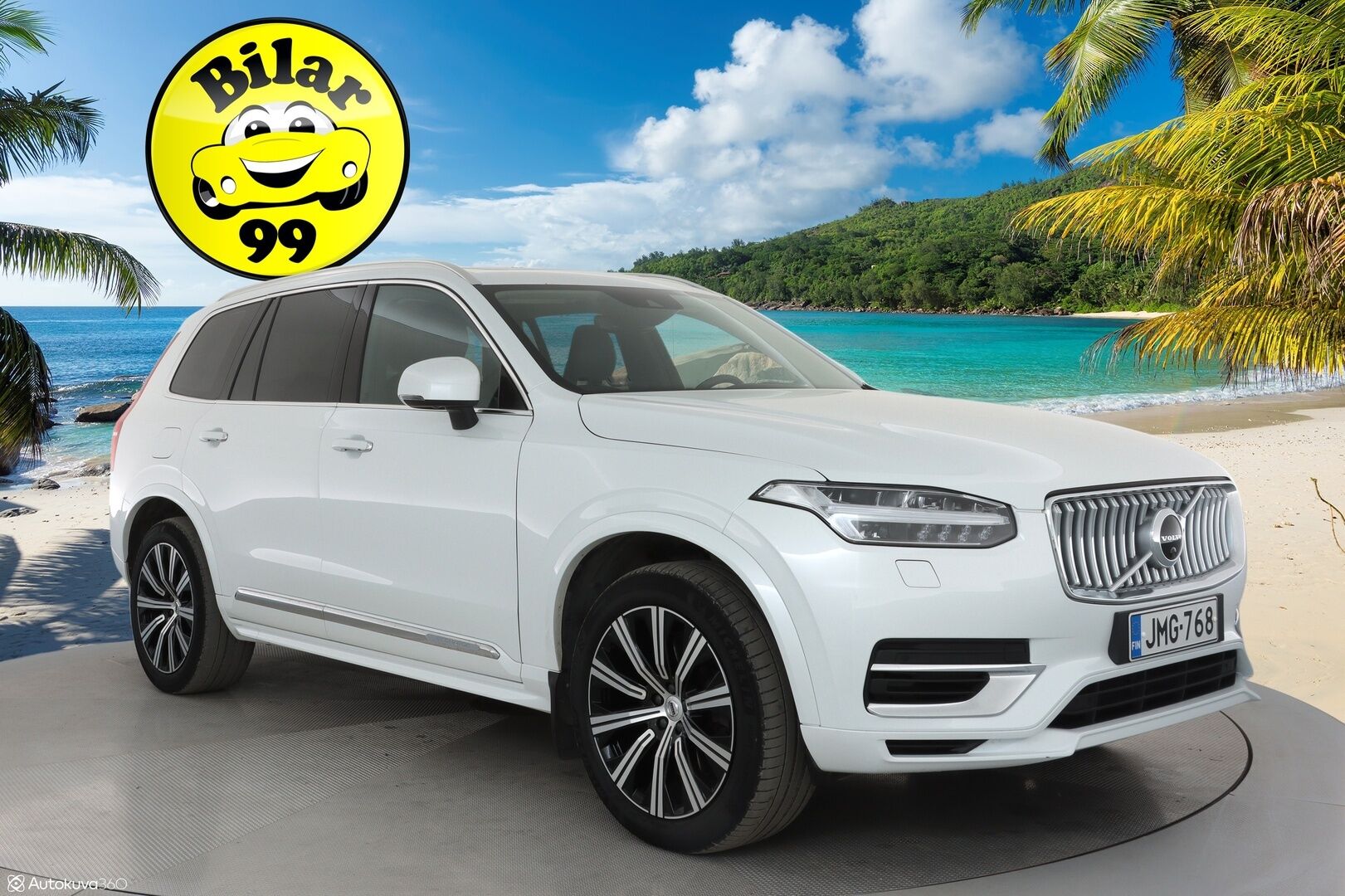 Volvo XC90 2022 T8 TwE AWD Inscription aut ** 1-Om Suomi auto / Adapt.vakkari / Full LED / 7p / Pa- lisälämmitin / H&K / 360 kamera / Panorama - 2,99 % KORKOTARJOUS TÄHÄN AUTOON - Keyless / Apple&Android / Sporttiset muistipenkit / Digimittari