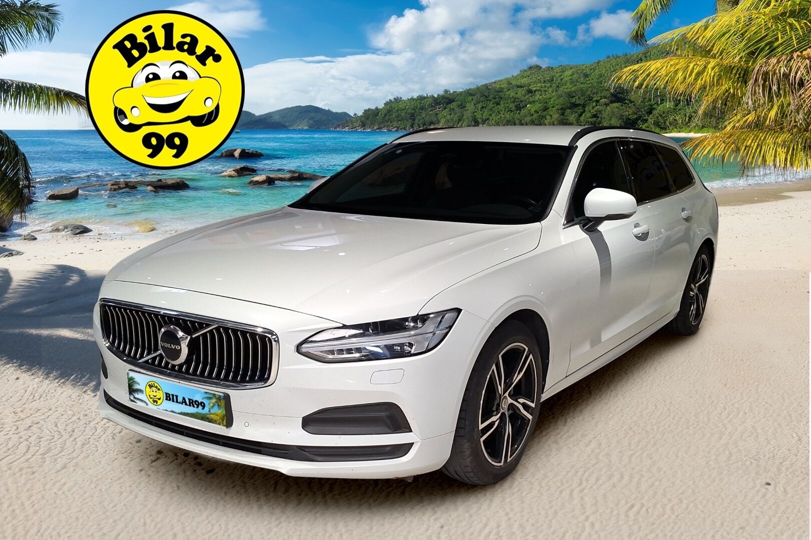 Volvo V90 2022 B4 D-MHEV Momentum aut - Suomiauto | Webasto | ACC | Vetokoukku | Pilot Assist | Peruutuskamera | High Perf Audio | Adapt.LED | Puolinahat | Navi | Apple&Android!