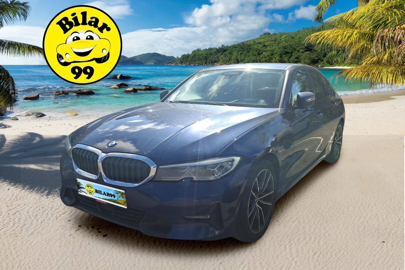 BMW 320 2019 G20 Sedan 320d A Business * Adapt. vakkari / HUD / 360-Kamera / Comfort-Access / Laser / Hifit / BLIS * - * Juuri huollettu ja hyvin pidetty diesel-Bemari kovilla varusteilla, kaksilla renkailla ja vanteilla *