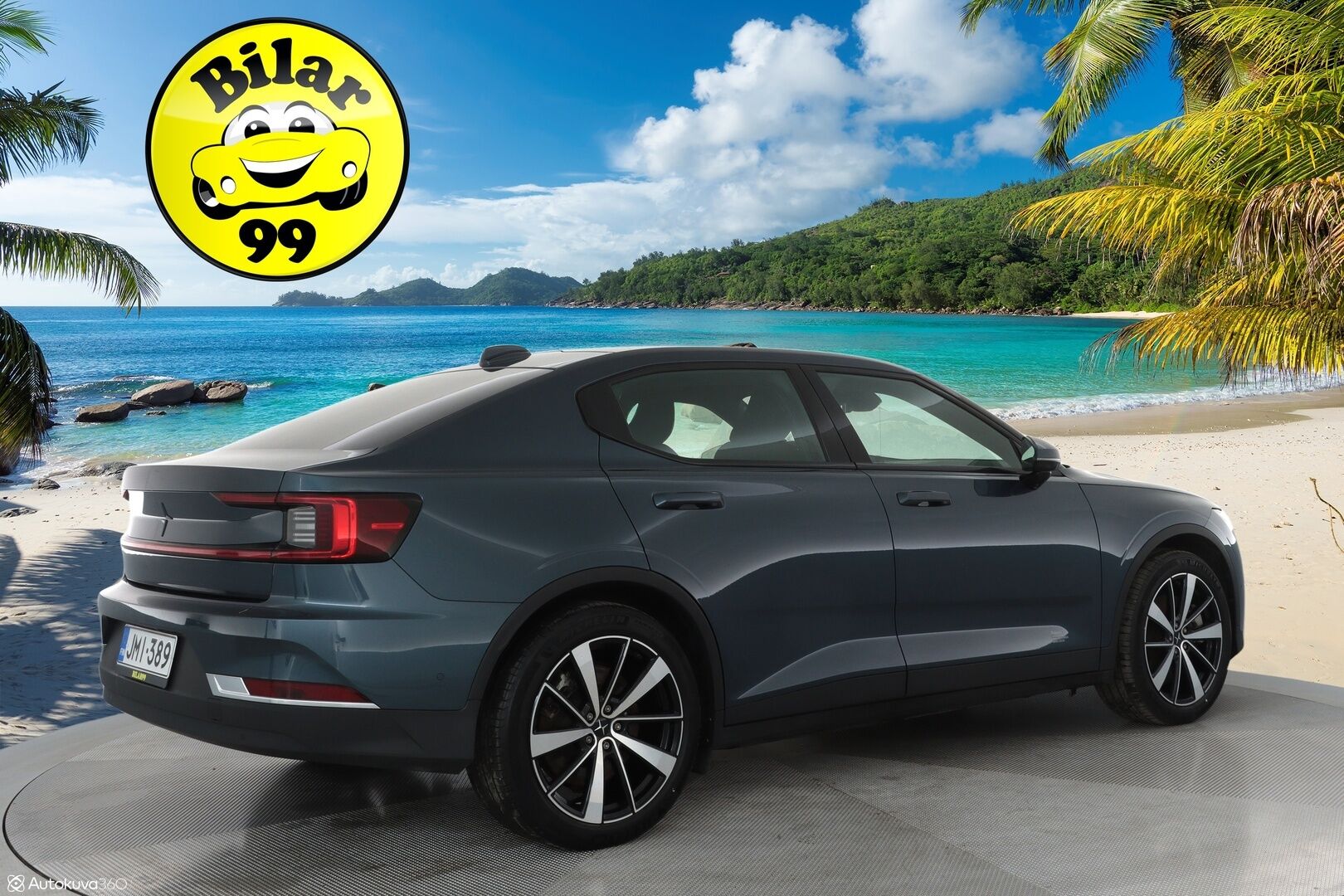Polestar 2 2021 Launch Edition **1.Om Suomi-auto / 360° Kamera / Lasikatto / Koukku / Adapt.Vakkari / Sporttipenkki Muistilla** - 3,99 % KORKOTARJOUS TÄHÄN AUTOON - Akku kuntotarkastettu / Pixel-LED / Harman/Kardon / Kaistavahti / Google Maps / KeylessGO 2x Renkaat