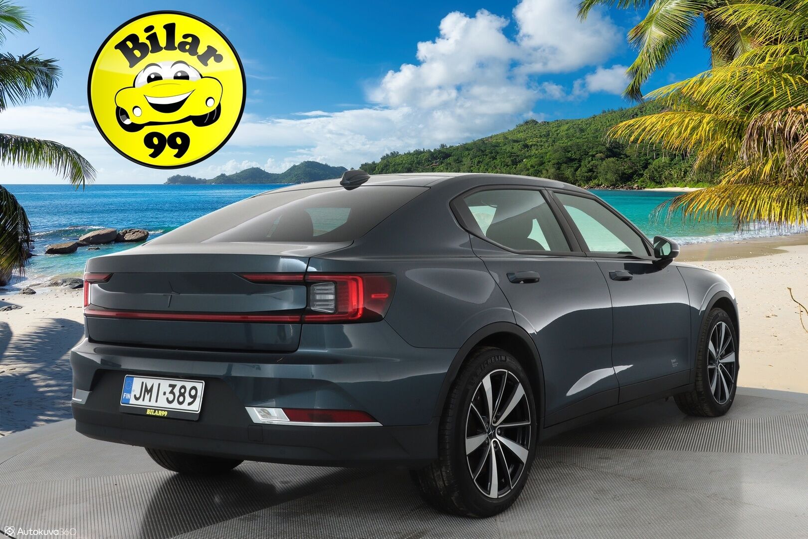 Polestar 2 2021 Launch Edition **1.Om Suomi-auto / 360° Kamera / Lasikatto / Koukku / Adapt.Vakkari / Sporttipenkki Muistilla** - 3,99 % KORKOTARJOUS TÄHÄN AUTOON - Akku kuntotarkastettu / Pixel-LED / Harman/Kardon / Kaistavahti / Google Maps / KeylessGO 2x Renkaat