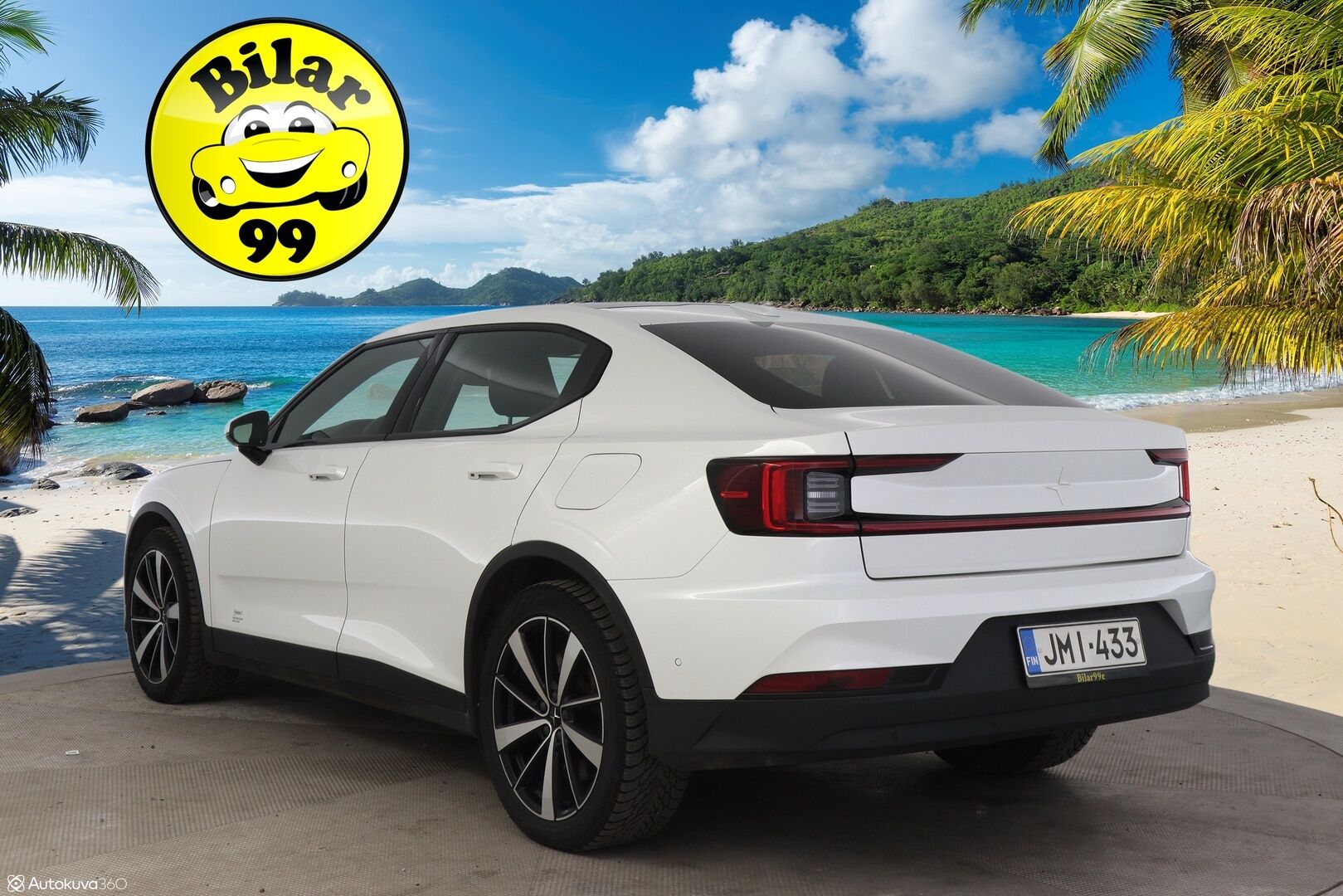 Polestar 2 2021 Long Range Dual Motor, 350kW, 78kWh *Muistipenkit / H&K / VOC / Pilot assist / 360° Kamera / Pixel LED / KeylessGo - 3,99 % KORKOTARJOUS TÄHÄN AUTOON - Suomi-auto! Täyteen varusteltu ja tehokkaampi malli! Helmiäisvalkoinen!