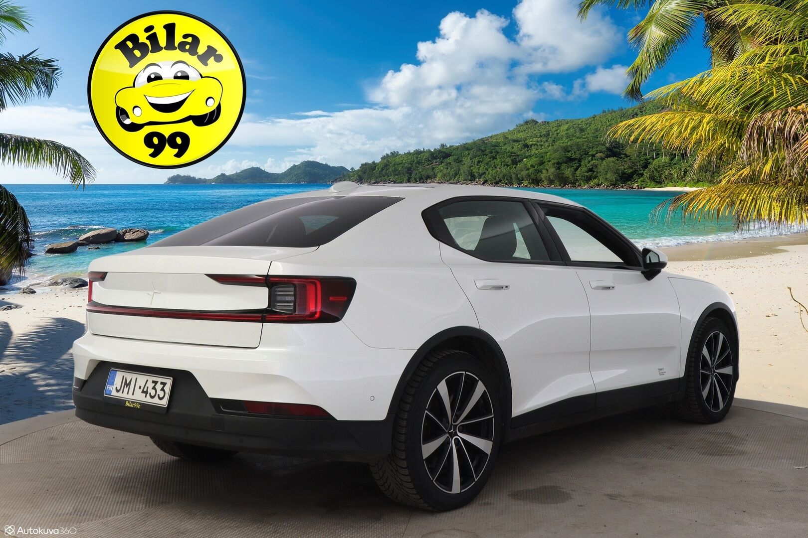 Polestar 2 2021 Long Range Dual Motor, 350kW, 78kWh *Muistipenkit / H&K / VOC / Pilot assist / 360° Kamera / Pixel LED / KeylessGo - 3,99 % KORKOTARJOUS TÄHÄN AUTOON - Suomi-auto! Täyteen varusteltu ja tehokkaampi malli! Helmiäisvalkoinen!