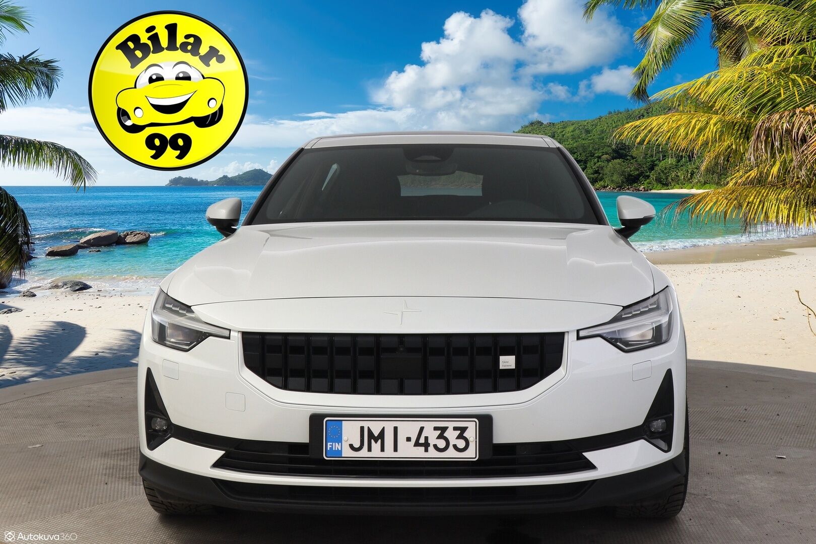 Polestar 2 2021 Long Range Dual Motor, 350kW, 78kWh *Muistipenkit / H&K / VOC / Pilot assist / 360° Kamera / Pixel LED / KeylessGo - 3,99 % KORKOTARJOUS TÄHÄN AUTOON - Suomi-auto! Täyteen varusteltu ja tehokkaampi malli! Helmiäisvalkoinen!
