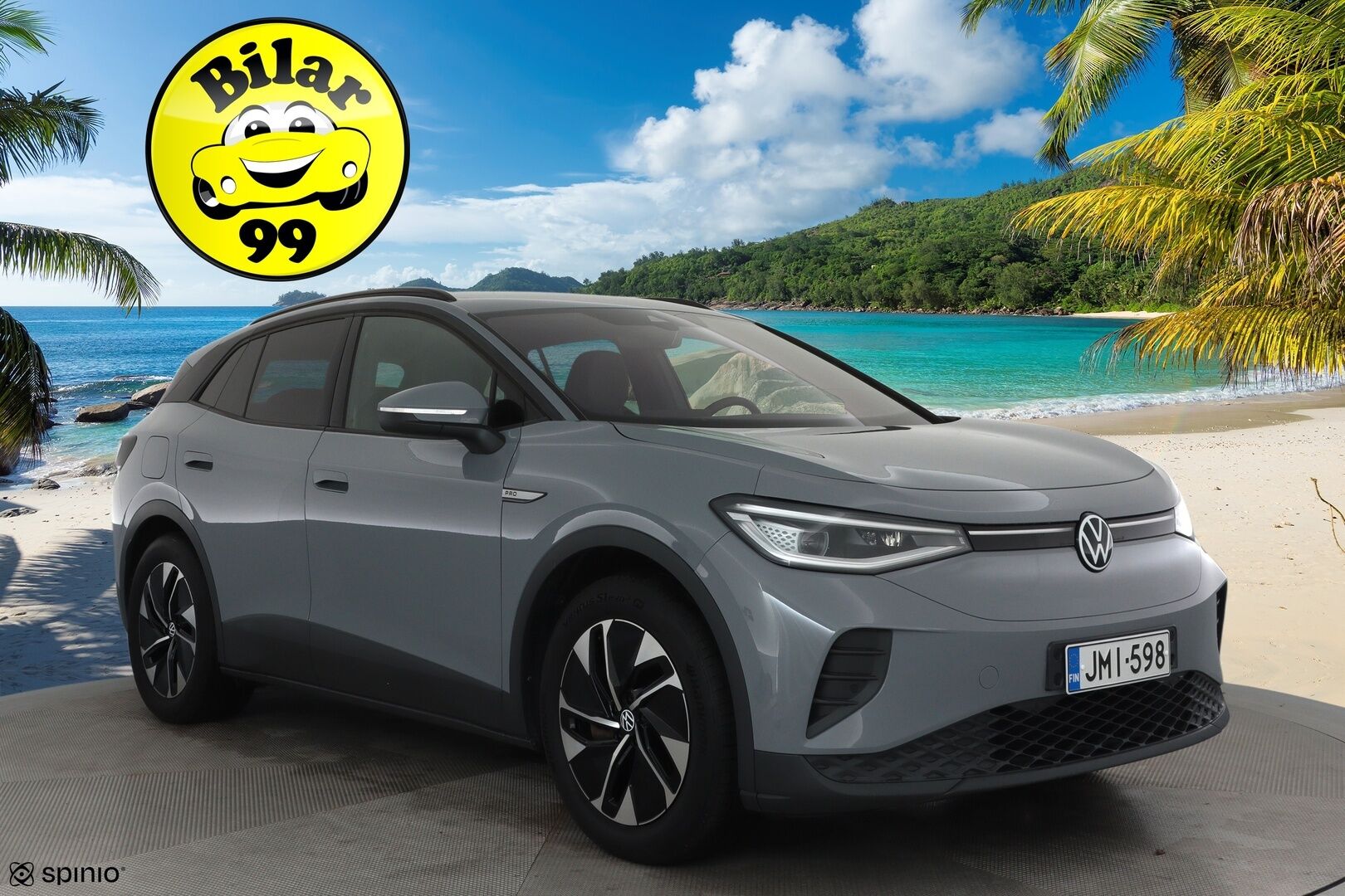 Volkswagen ID.4 2021 Pro Performance Tech 150 kW **ILP / ACC / Matrix-LED / P.kamera / Hierovat Sporttipenkit Muistilla /  Navi / Keyless** - 3,99 % KORKOTARJOUS TÄHÄN AUTOON 21.9. ASTI! - 1.om Suomi-auto / 2x Latauskaapelit / Kahdet Renkaat / Merkkihuollettu!
