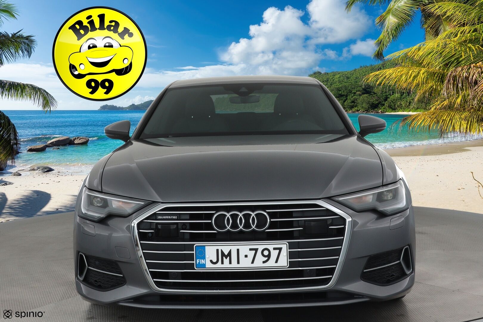 Audi A6 2019 Sedan S-line 40 TDI MHEV quattro S tronic **ACC / Webasto / Koukku / Puolinahat / LED / Navi** - Kahdet renkaat aluvanteilla