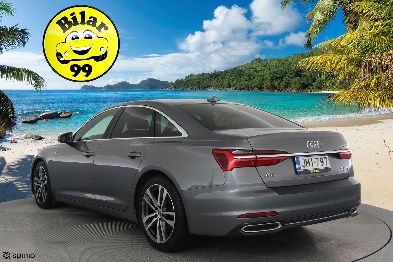 Audi A6 2019 Sedan S-line 40 TDI MHEV quattro S tronic **ACC / Webasto / Koukku / Puolinahat / LED / Navi** - Kahdet renkaat aluvanteilla