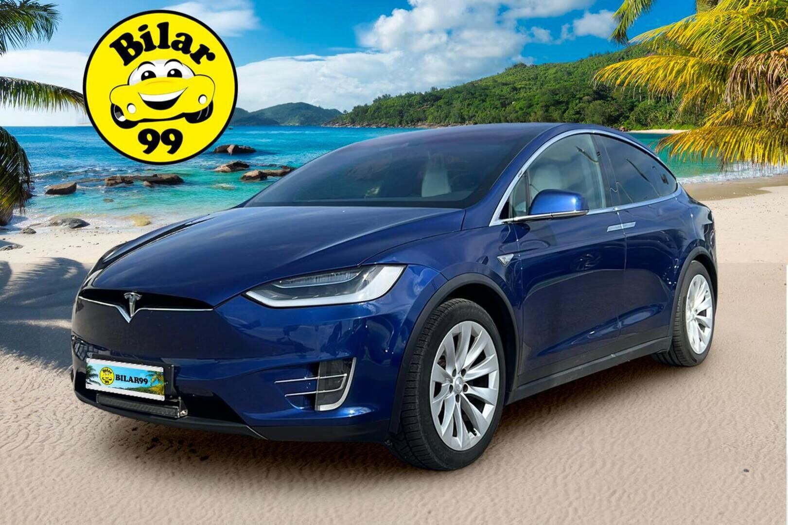 Tesla Model X 2016 75 D 7-Paikkainen - 7P / Vetokoukku / Imuovet / Vaalea Nahkasisusta / Lasikatto / Adapt.Vakkari / Juuri tullut Tampereelle!