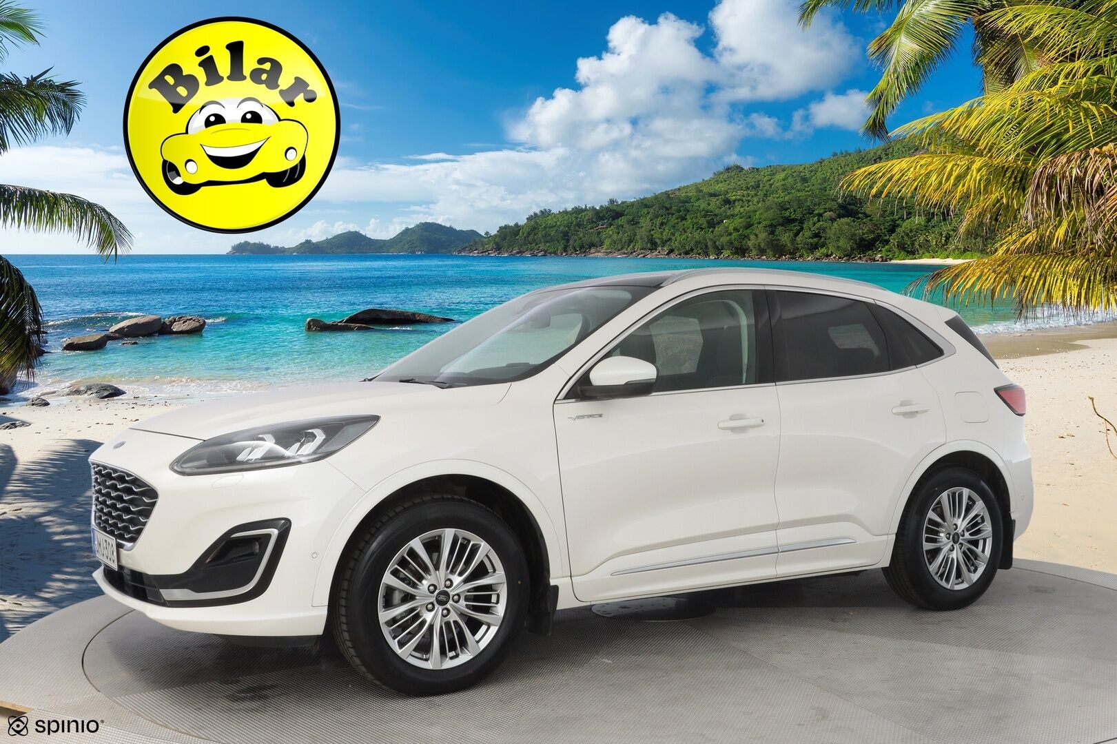 Ford Kuga 2021 2,5 Hybrid (HEV) 190hv CVT AWD Vignale 5-ovinen - ACC | Alletaittuva koukku | HUD |  Nahkasisusta | Bang&Olufsen | Panoraama-kattoluukku | Kamera | Tutkat | Suomi-auto | Kahdet renkaat Fordin vanteilla