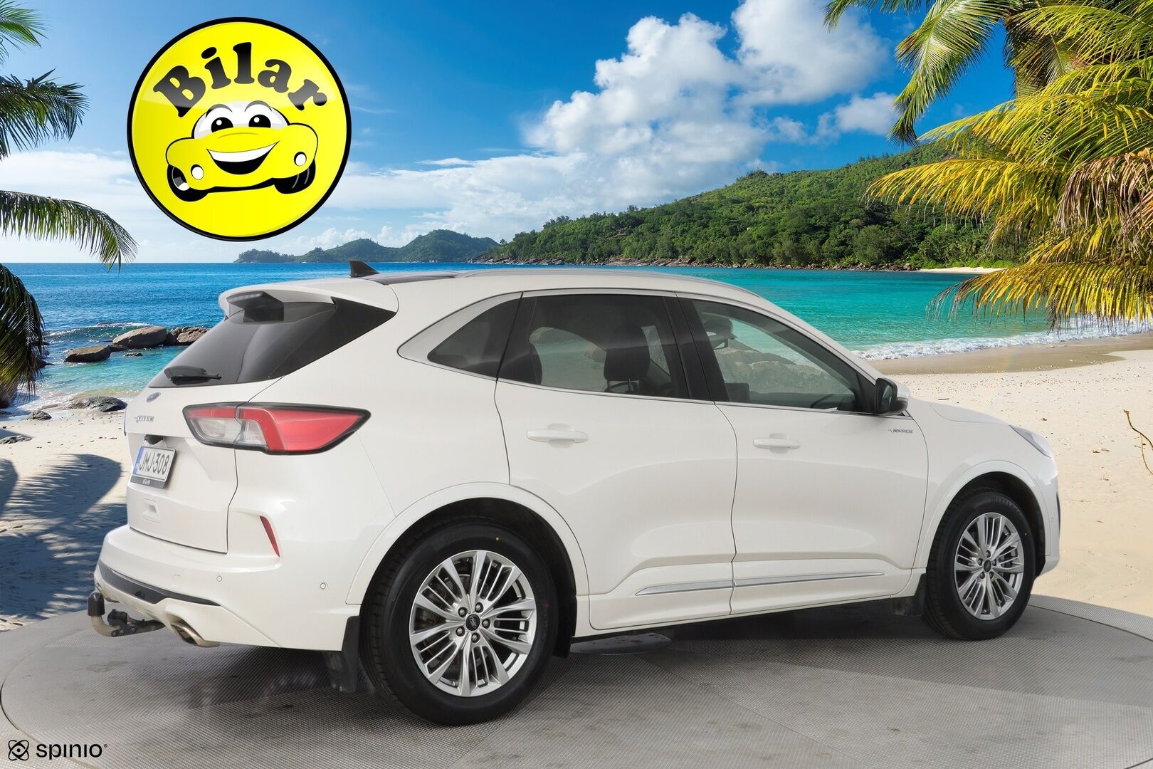 Ford Kuga 2021 2,5 Hybrid (HEV) 190hv CVT AWD Vignale 5-ovinen - ACC | Alletaittuva koukku | HUD |  Nahkasisusta | Bang&Olufsen | Panoraama-kattoluukku | Kamera | Tutkat | Suomi-auto | Kahdet renkaat Fordin vanteilla