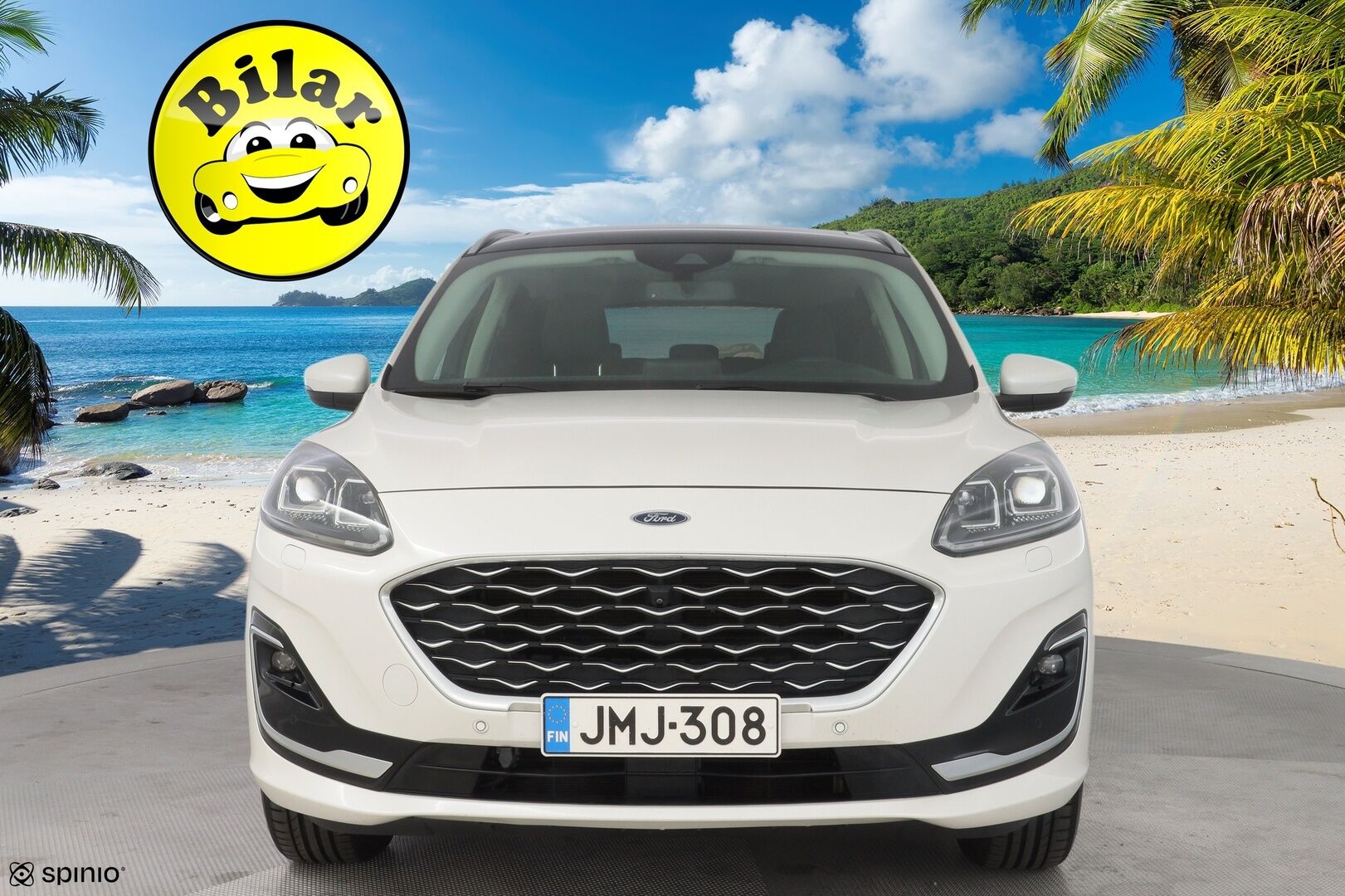 Ford Kuga 2021 2,5 Hybrid (HEV) 190hv CVT AWD Vignale 5-ovinen - ACC | Alletaittuva koukku | HUD |  Nahkasisusta | Bang&Olufsen | Panoraama-kattoluukku | Kamera | Tutkat | Suomi-auto | Kahdet renkaat Fordin vanteilla