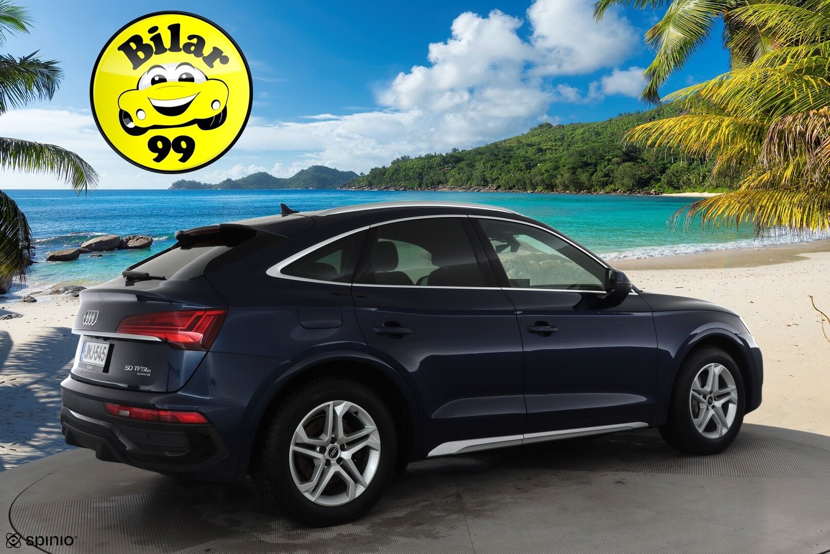 Audi Q5 2021 Sportback Advanced 50 TFSI e 220 kW quattro S tronic Electrified Edition * ACC / LED / P.kamera / Sportpenkit / Koukku * - Ilma-alusta / 1-om Suomi-auto / Kahdet renkaat / Merkkihuollettu! - HULLU BLACKWEEK KORKOTARJOUS 2,49%