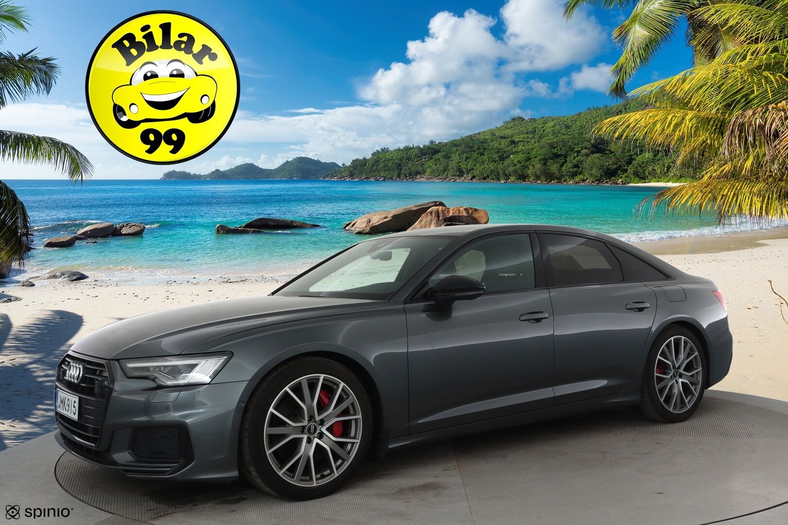 Audi A6 2021 55 TFSI e Quattro S-Tronic S-Line **Adapt.vakkari / Matrix-LED / P.Kamera / Sporttipenkit / Navi / Koukku** - 3,99 % KORKOTARJOUS TÄHÄN AUTOON - 2x Latauskaapelit / Kahdet Renkaat