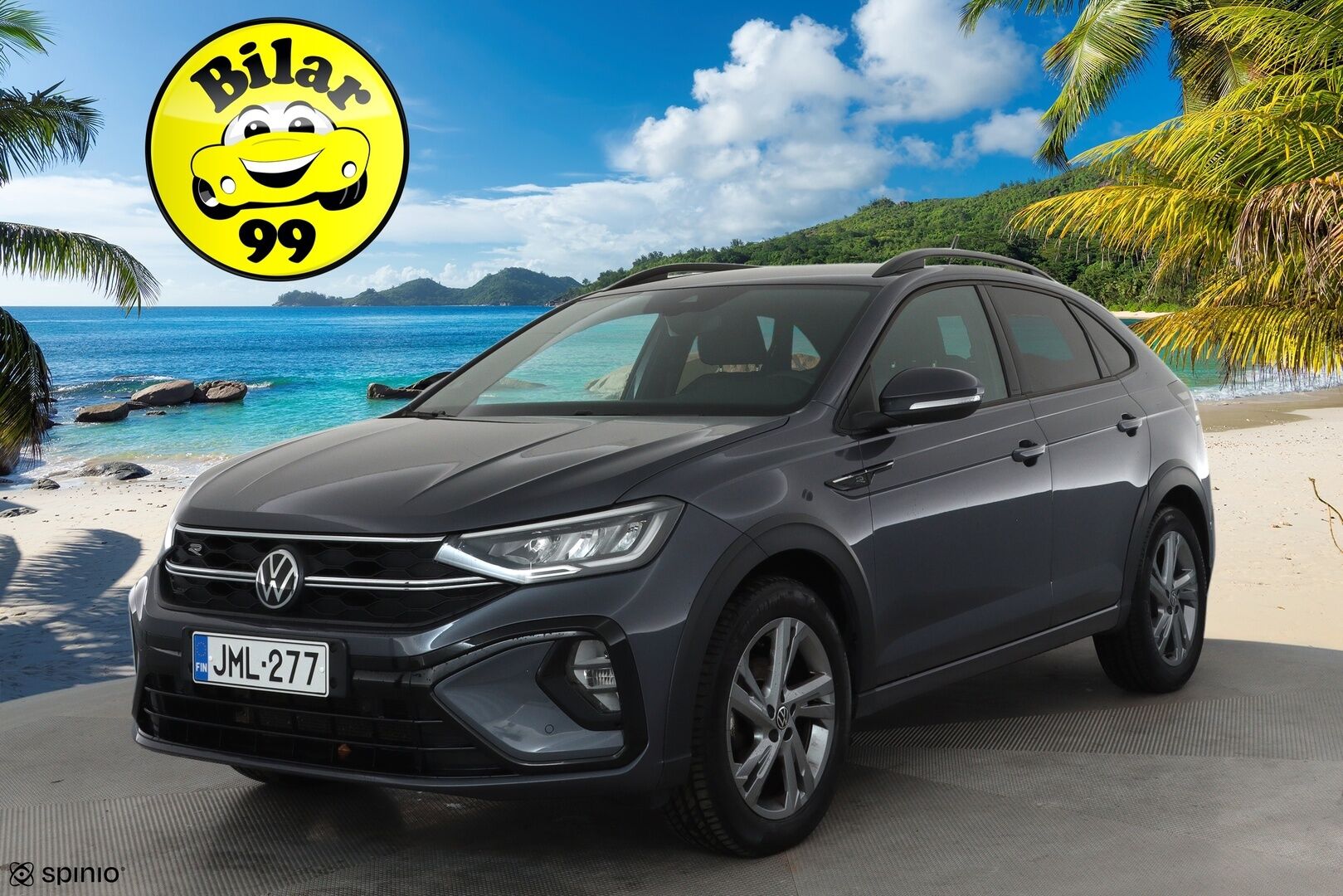 Volkswagen Taigo 2023 R-Line Business Limited 1,5 TSI 110 kW DSG-automaatti **ACC / Digimittaristo / LED / Navi / P.kamera** - 1.Om Suomi-auto / Kahdet renkaat aluvanteilla / Merkkihuollettu