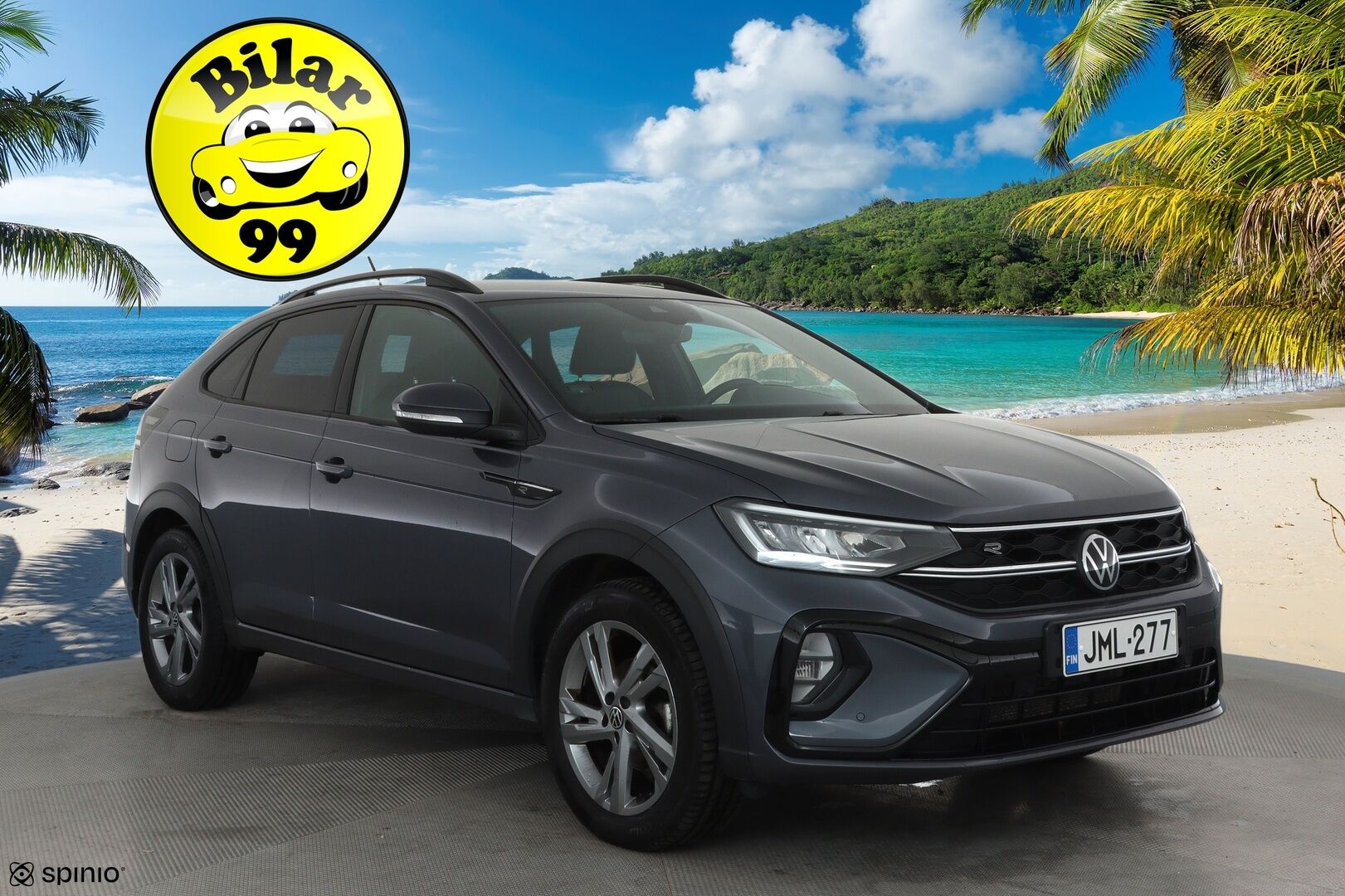 Volkswagen Taigo 2023 R-Line Business Limited 1,5 TSI 110 kW DSG-automaatti **ACC / Digimittaristo / LED / Navi / P.kamera** - 1.Om Suomi-auto / Kahdet renkaat aluvanteilla / Merkkihuollettu