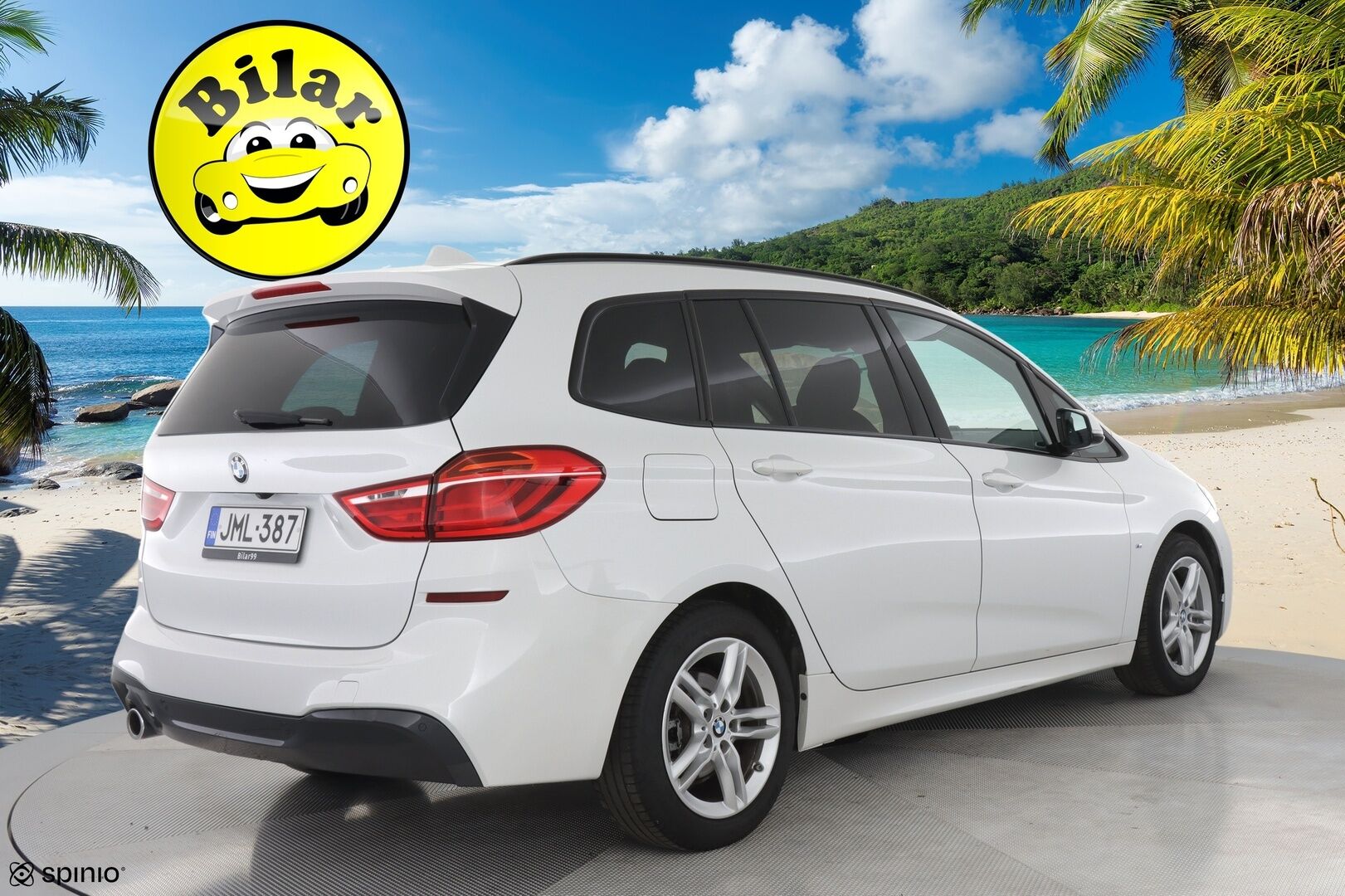 BMW 218 2022 F46 Gran Tourer 218i A Business M Sport 7-p - | 1-om. Suomi-auto | Vakkari | Sporttipenkit | P-kamera | Navi | Koukku | LED-valot |