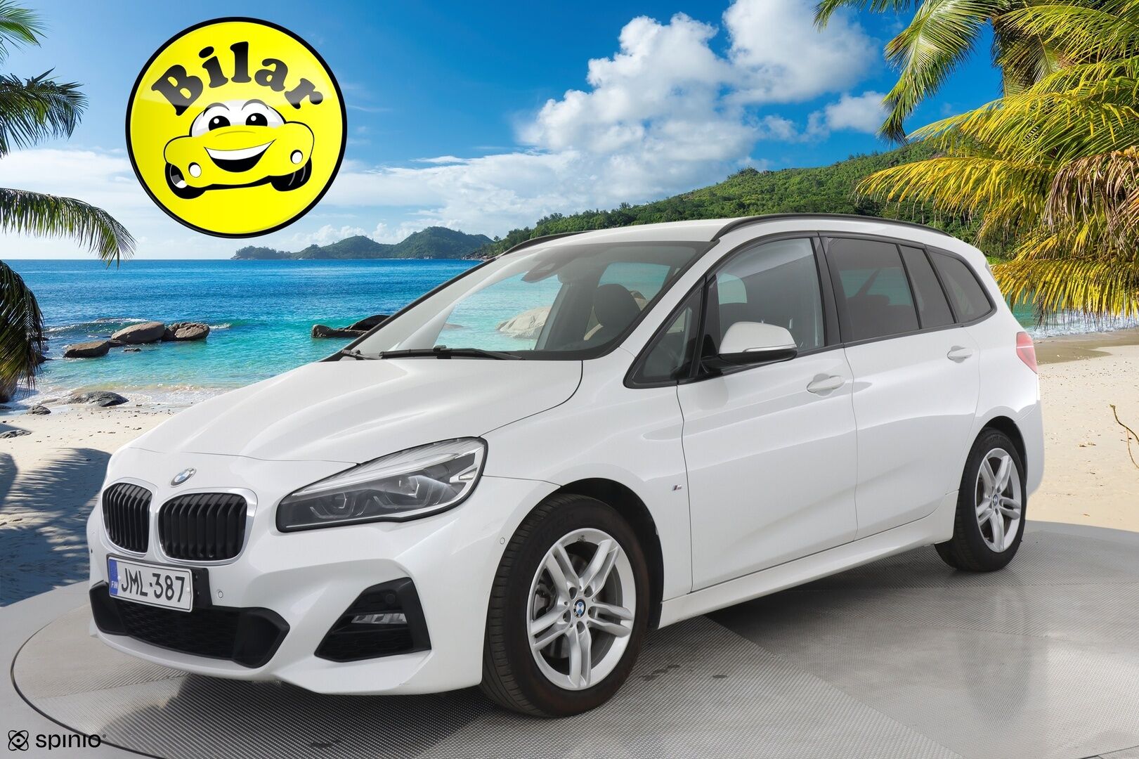 BMW 218 2022 F46 Gran Tourer 218i A Business M Sport 7-p - | 1-om. Suomi-auto | Vakkari | Sporttipenkit | P-kamera | Navi | Koukku | LED-valot |
