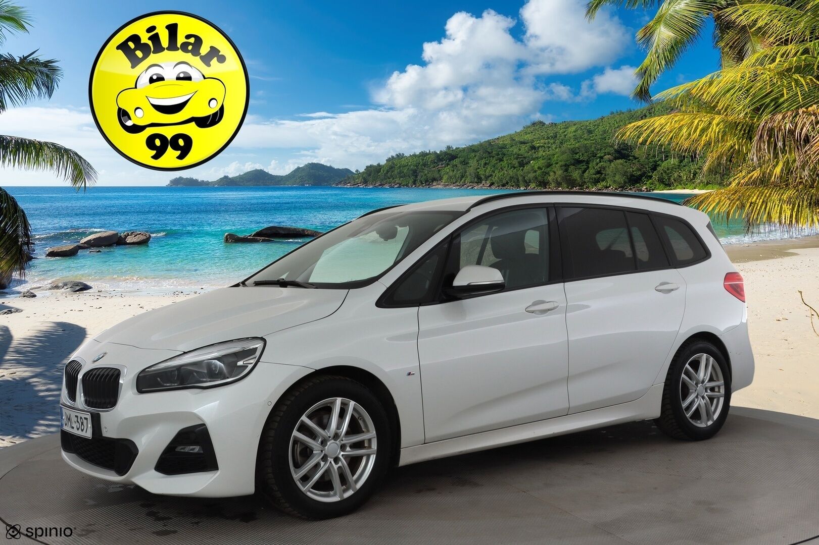 BMW 218 2022 F46 Gran Tourer 218i A Business M Sport / 7 Paikkainen / Vakkari / Sporttipenkit / P-kamera / Navi / Koukku / LED-valot - 1-om. Suomi-auto / 2x aluvanteet