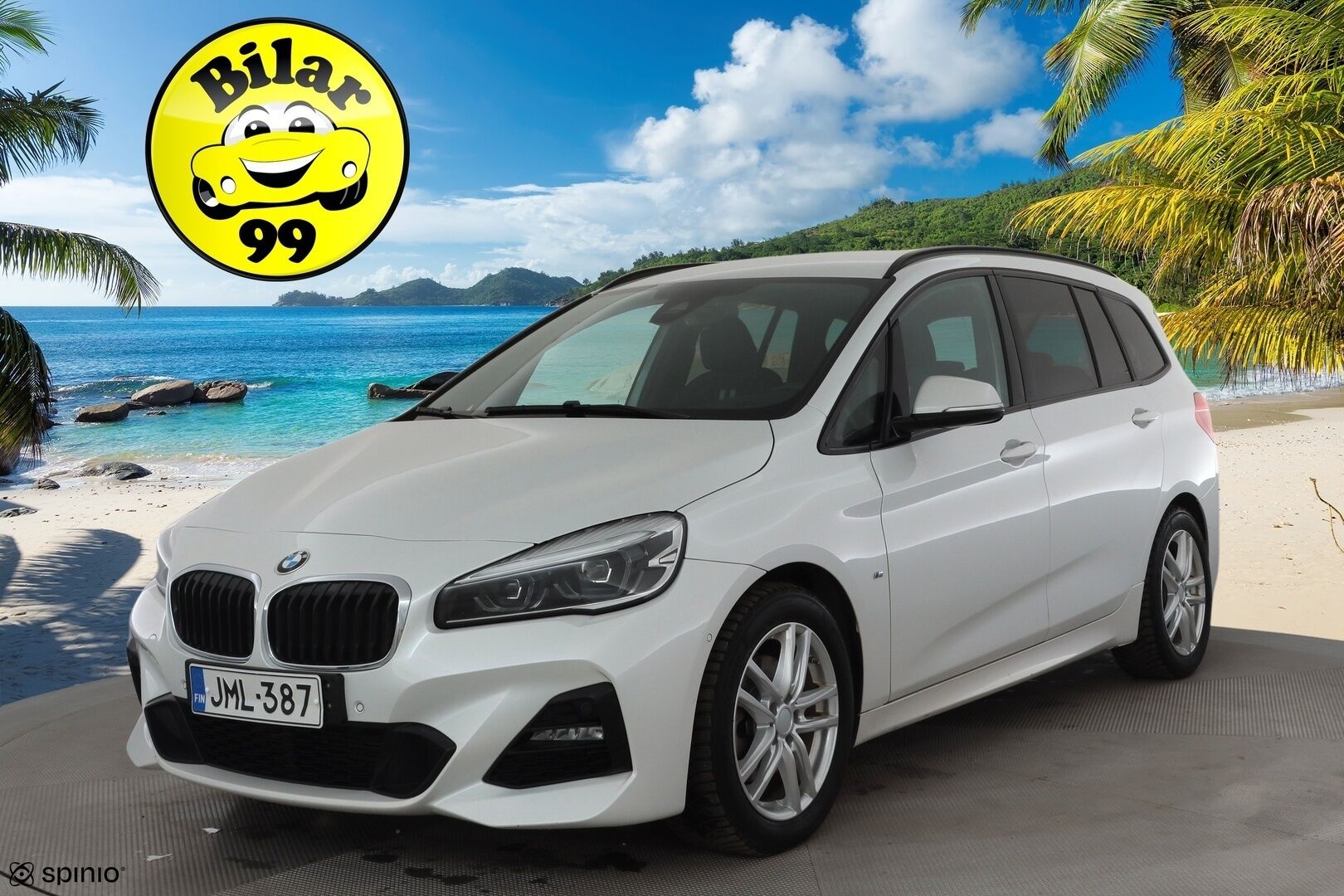 BMW 218 2022 F46 Gran Tourer 218i A Business M Sport / 7-p / Vakkari / Sporttipenkit / P-kamera / Navi / Koukku / LED-valot - 1-om. Suomi-auto / 2x aluvanteet / Upea perheauto - HULLUT AVAJAISHULINAT KORKOTARJOUS 3,29 %