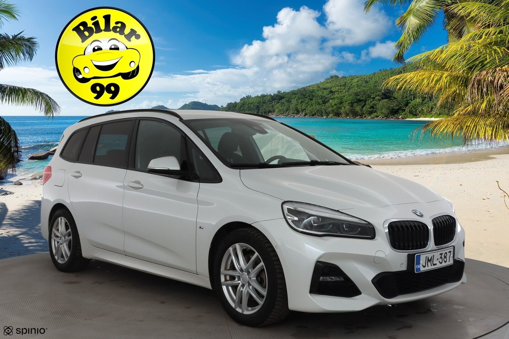 BMW 218 2022 F46 Gran Tourer 218i A Business M Sport 7-p - | 1-om. Suomi-auto | Vakkari | Sporttipenkit | P-kamera | Navi | Koukku | LED-valot |