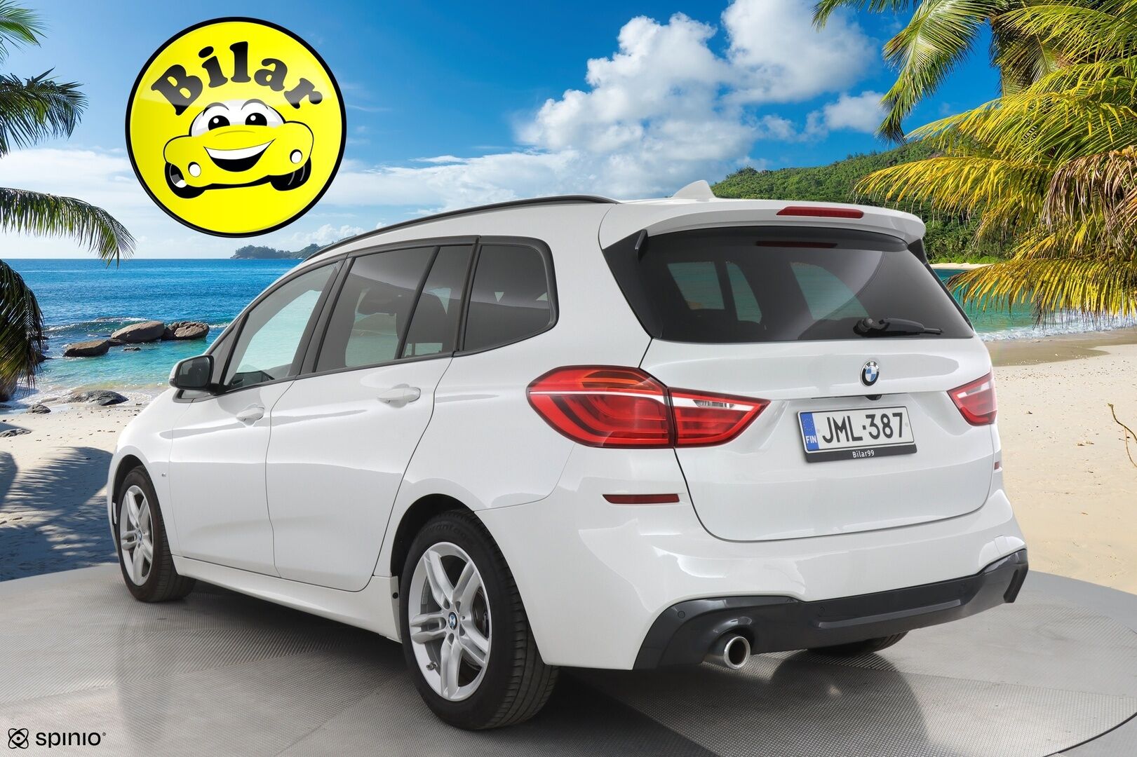 BMW 218 2022 F46 Gran Tourer 218i A Business M Sport 7-p - | 1-om. Suomi-auto | Vakkari | Sporttipenkit | P-kamera | Navi | Koukku | LED-valot |